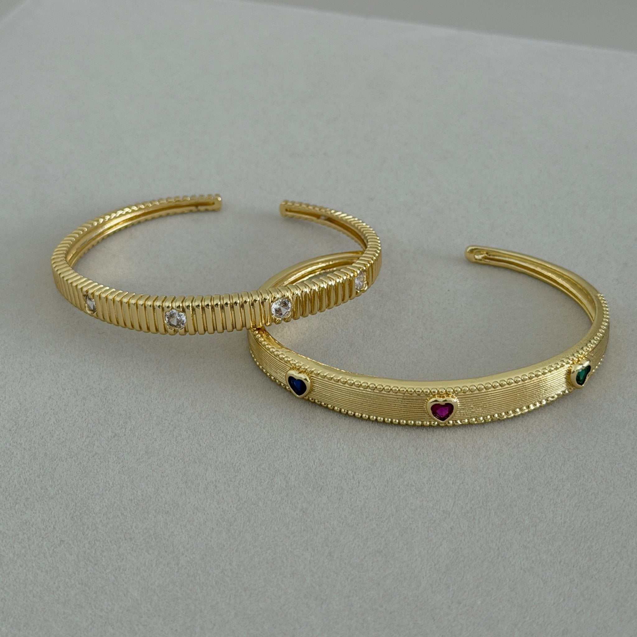Luxe Gem Cuff Bracelet - Bracelet | LimaLimón Store - 1