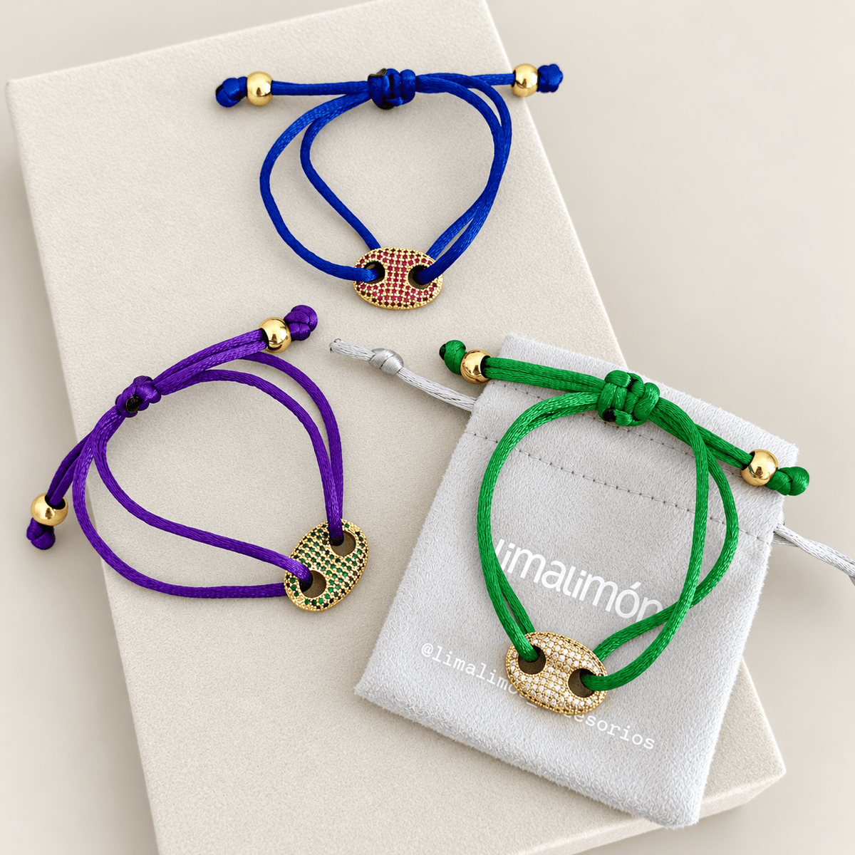Luxe Orbit Cord Bracelet - Bracelet | LimaLimón Store - 1