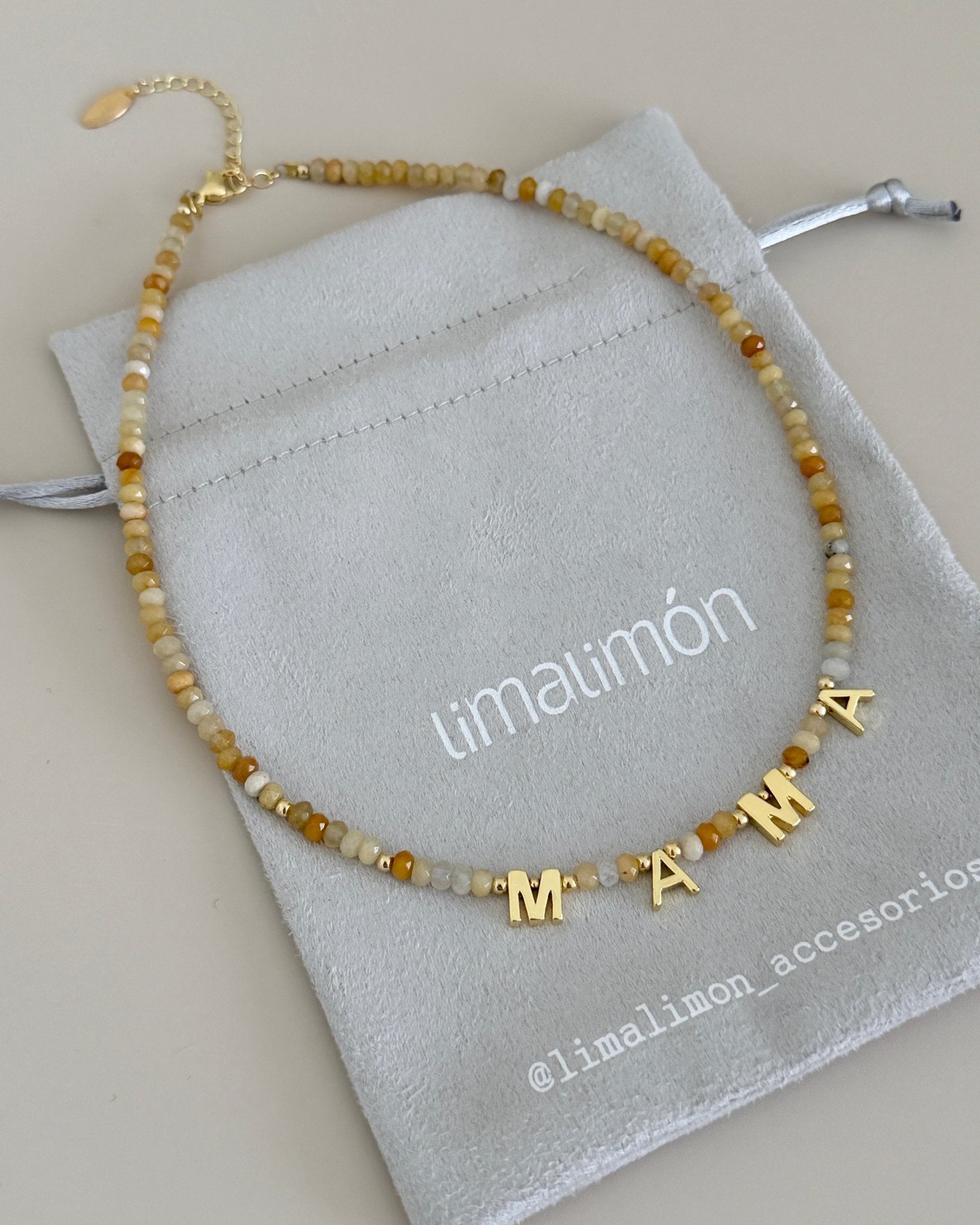 Mama Beaded Necklace - Necklaces | LimaLimón Store - 5