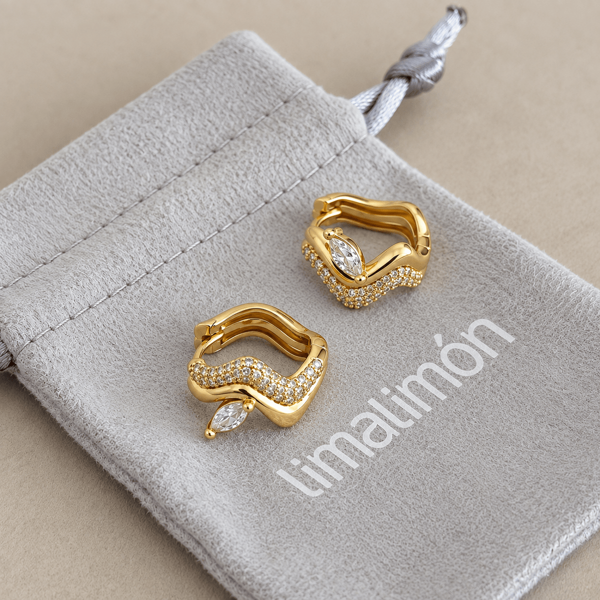 Marquise Wave Earrings - Earring | LimaLimón Store - 2