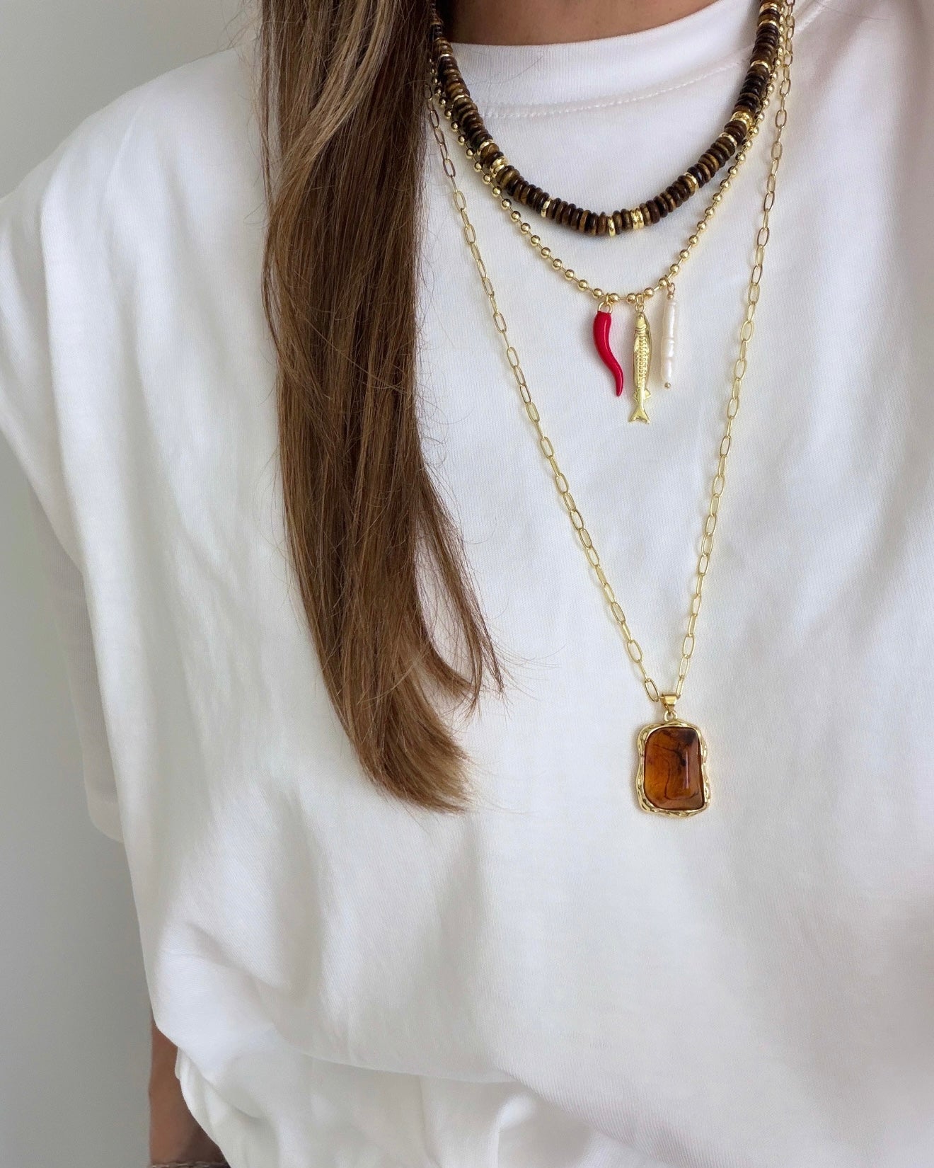 Mediterranean Charm Necklace - Necklace | LimaLimón Store - 2