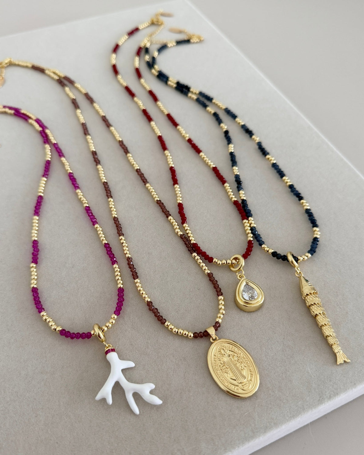 Mediterranean Charm Necklace - Necklaces | LimaLimón Store - 1
