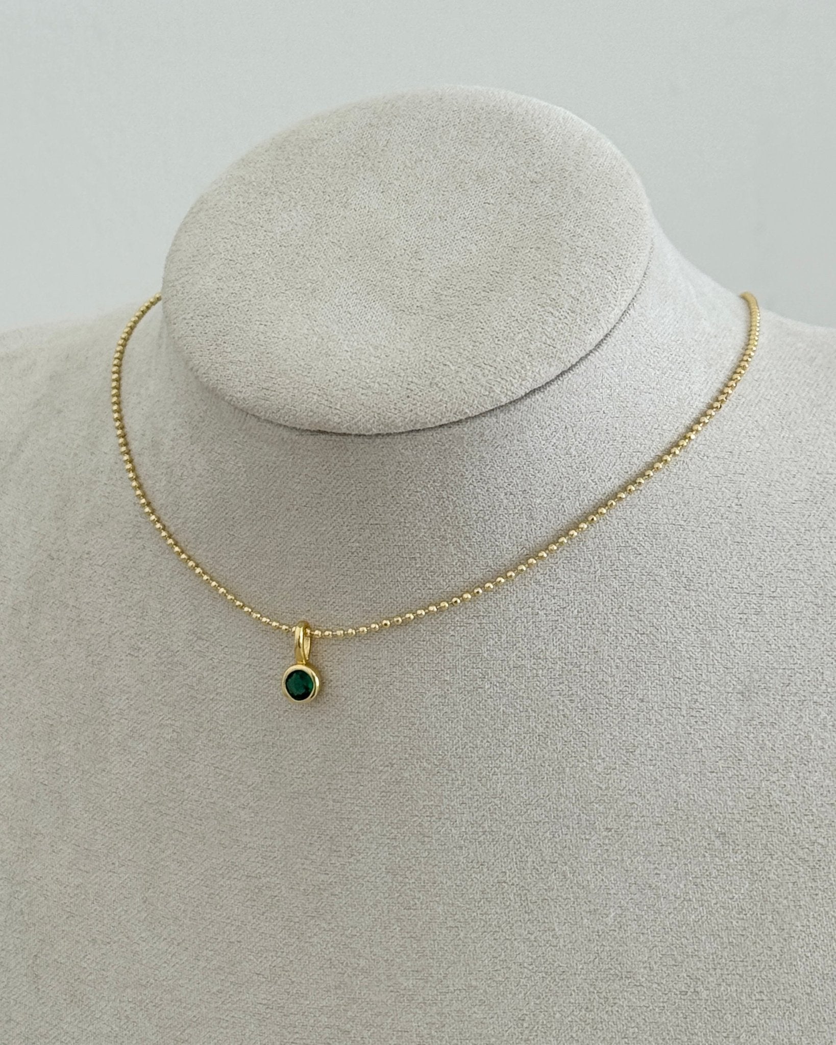 Mini Gem Pendant Necklace - Necklace | LimaLimón Store - 2