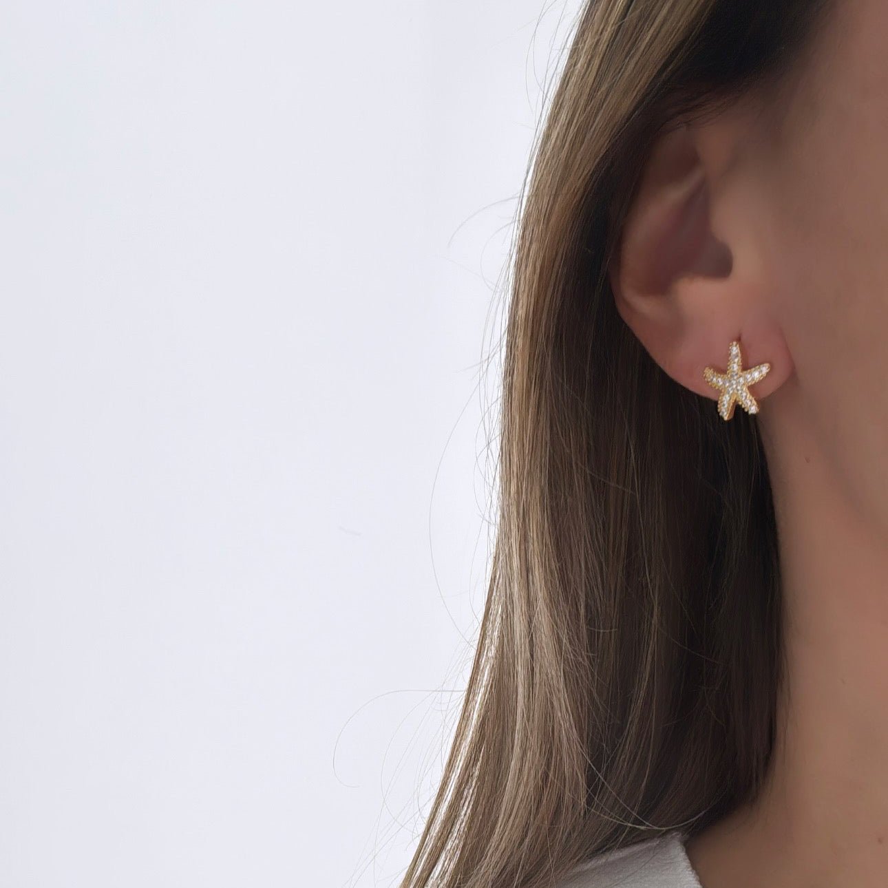 Mini Starfish Studs - Earring | LimaLimón Store - 2