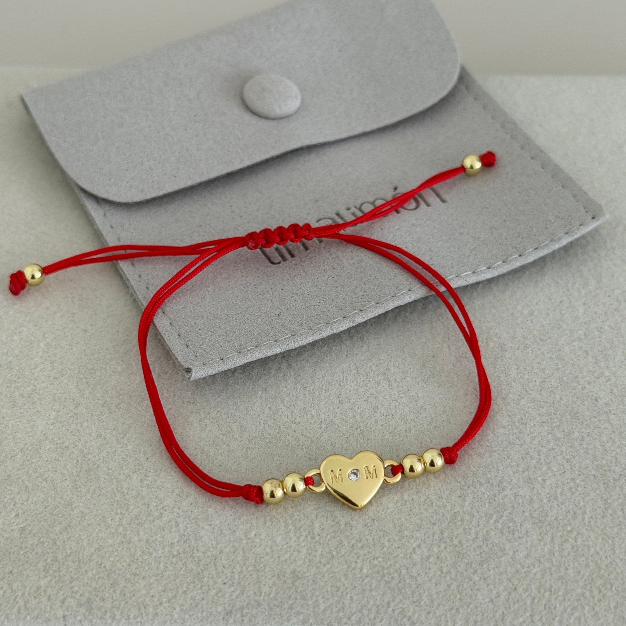 Mom Heart Red Bracelet - Bracelet | LimaLimón Store - 2