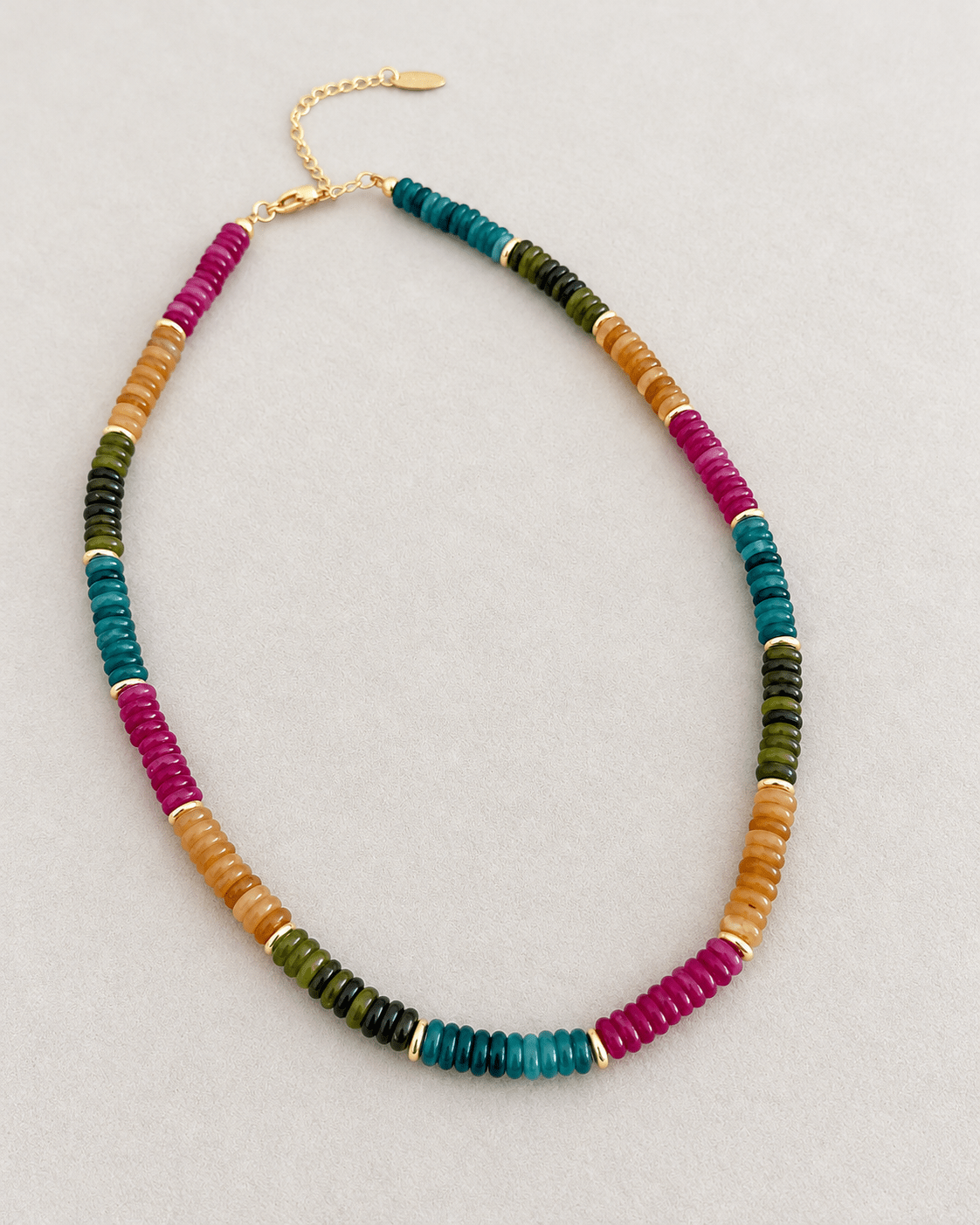 Multicolor Beaded Necklace - Necklaces | LimaLimón Store - 1