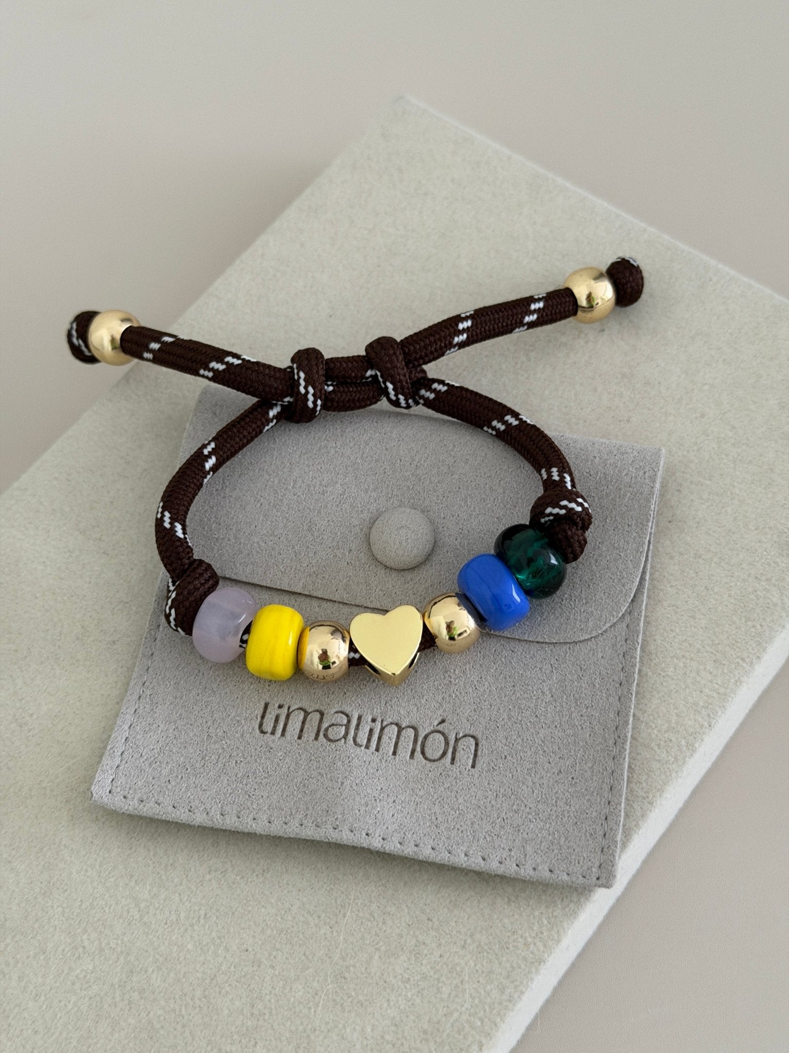 Murano Donut Heart Bracelet - Bracelet | LimaLimón Store - 5