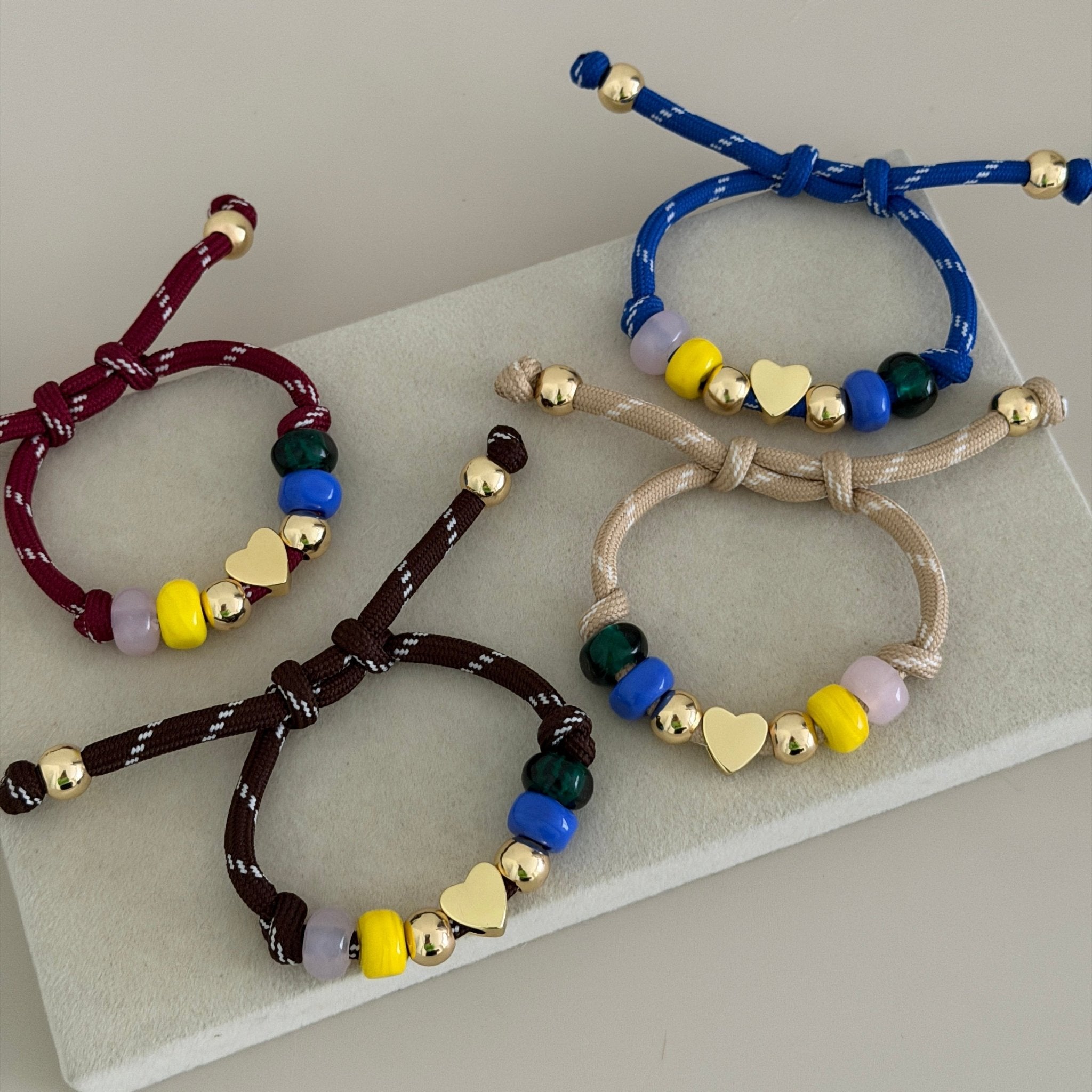 Murano Donut Heart Bracelet - Bracelet | LimaLimón Store - 1