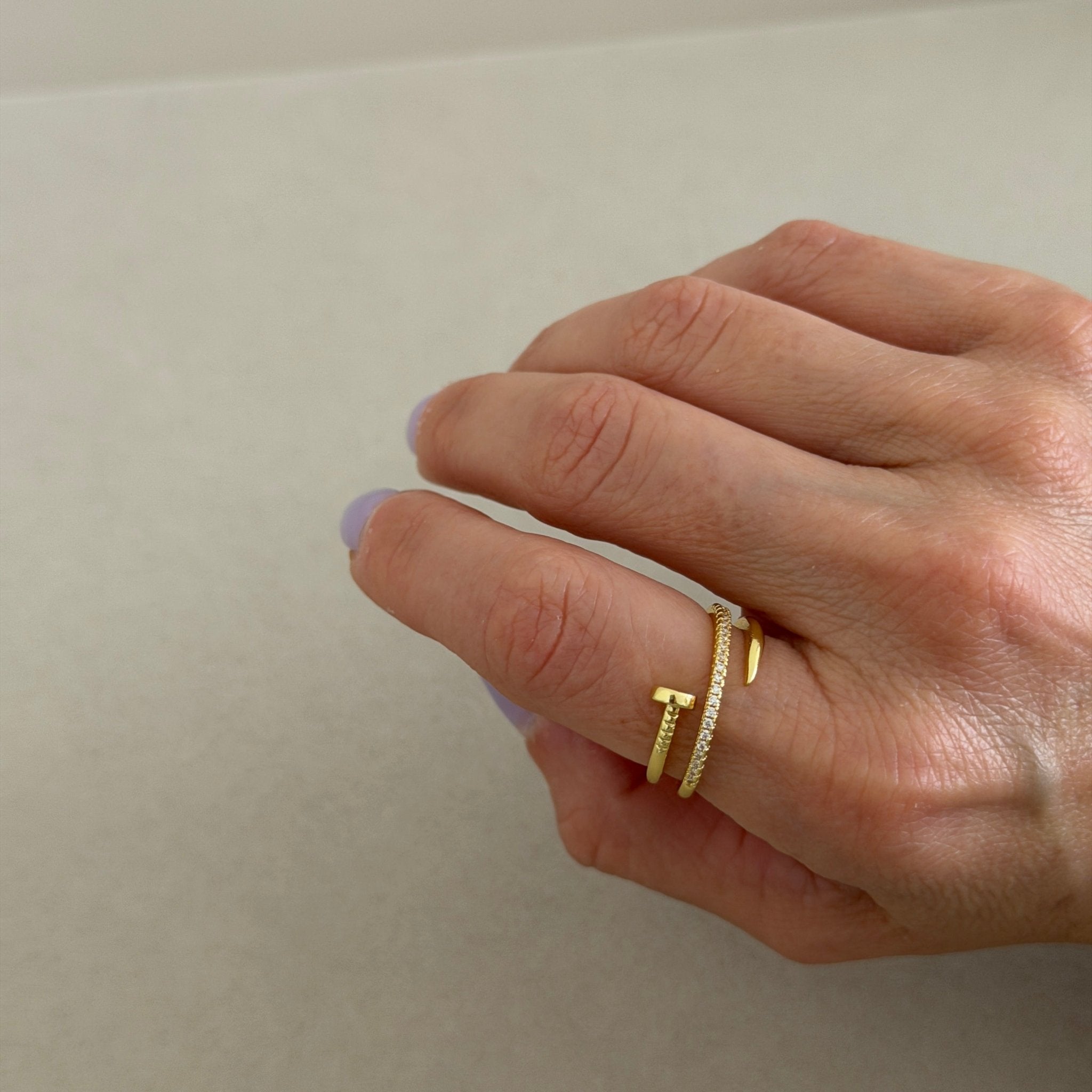 Nail & Spark Ring - ring jewelry | LimaLimón Store - 4
