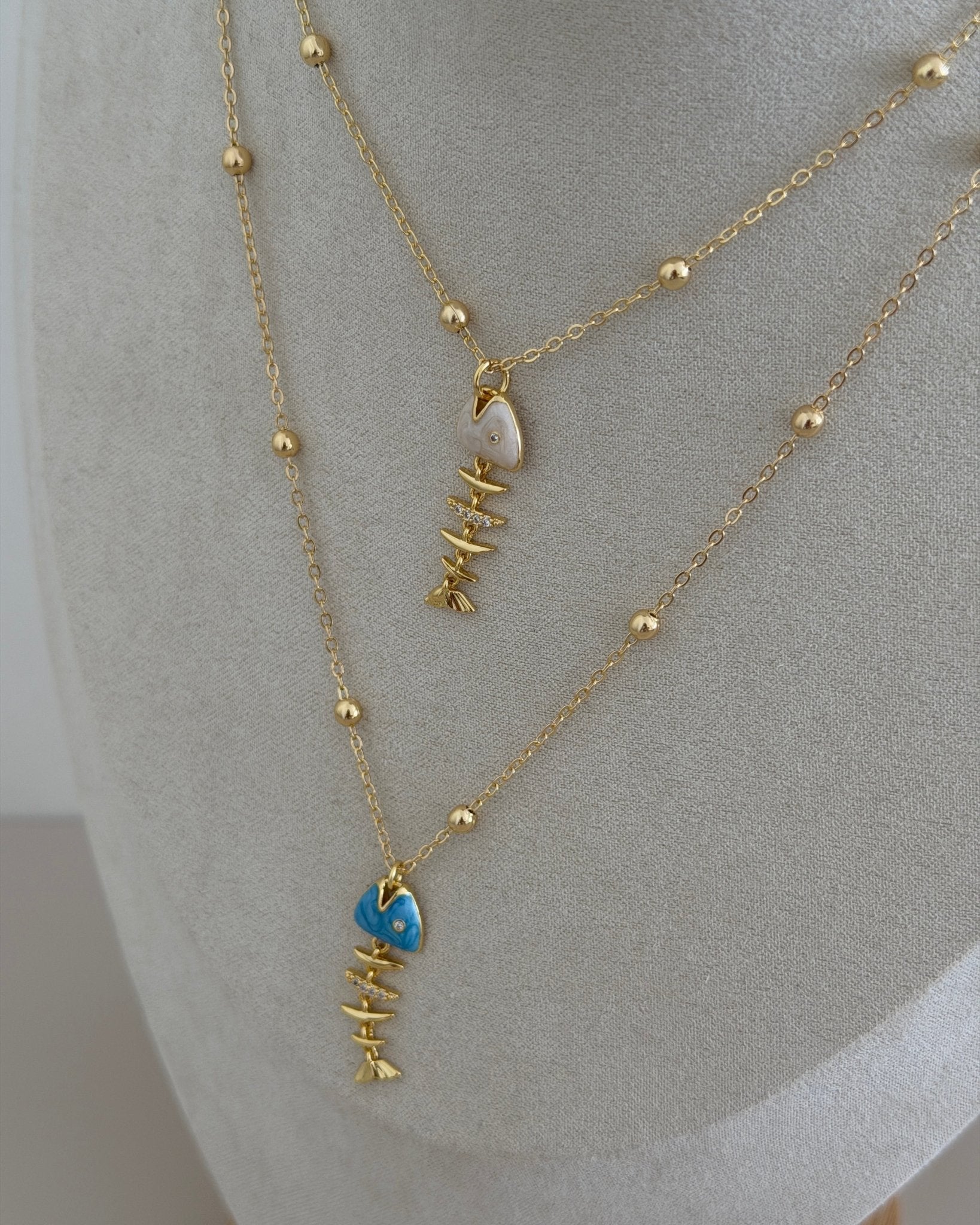 Ocean Muse Fishbone Necklace - Necklace | LimaLimón Store - 5