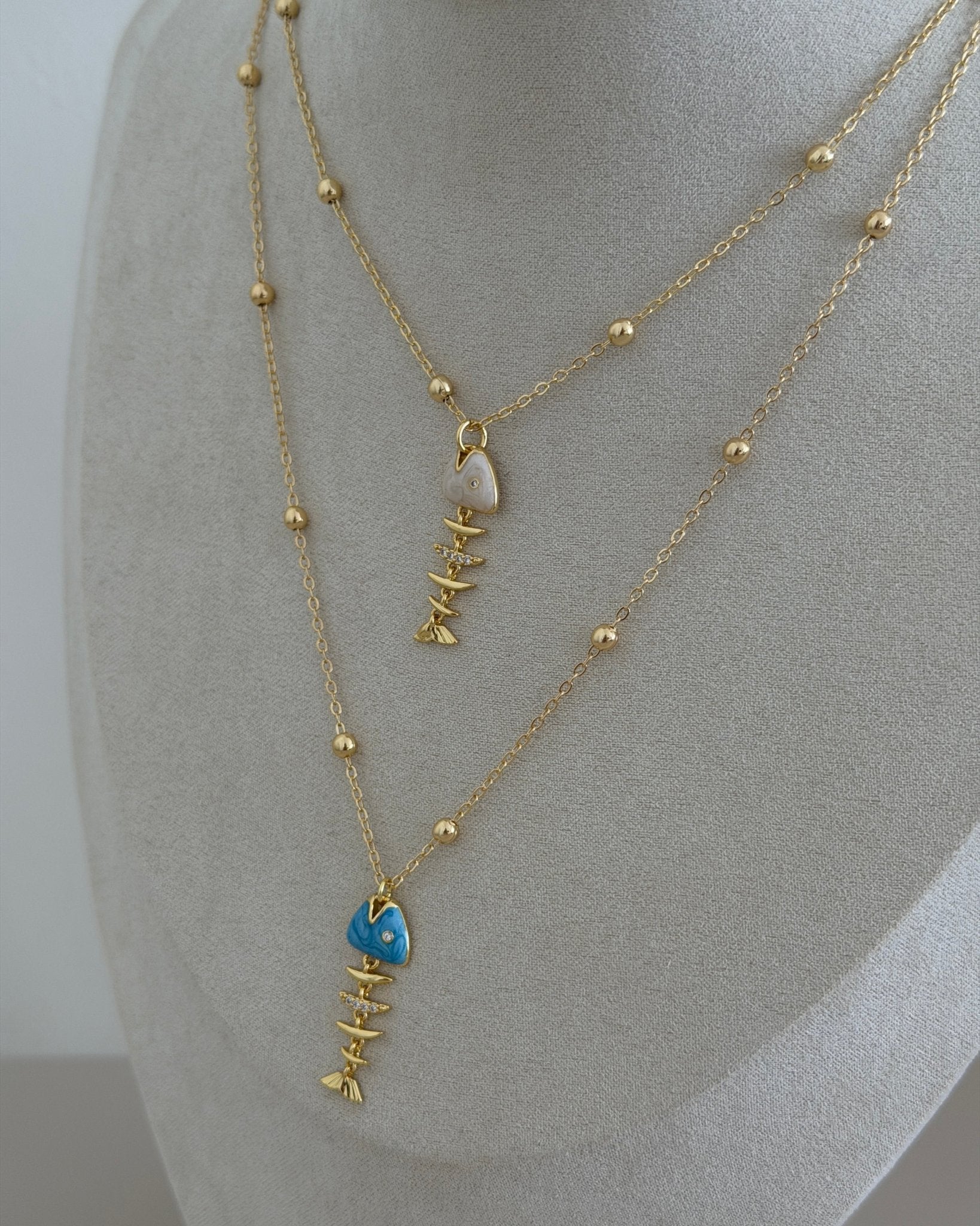 Ocean Muse Fishbone Necklace - Necklace | LimaLimón Store - 6