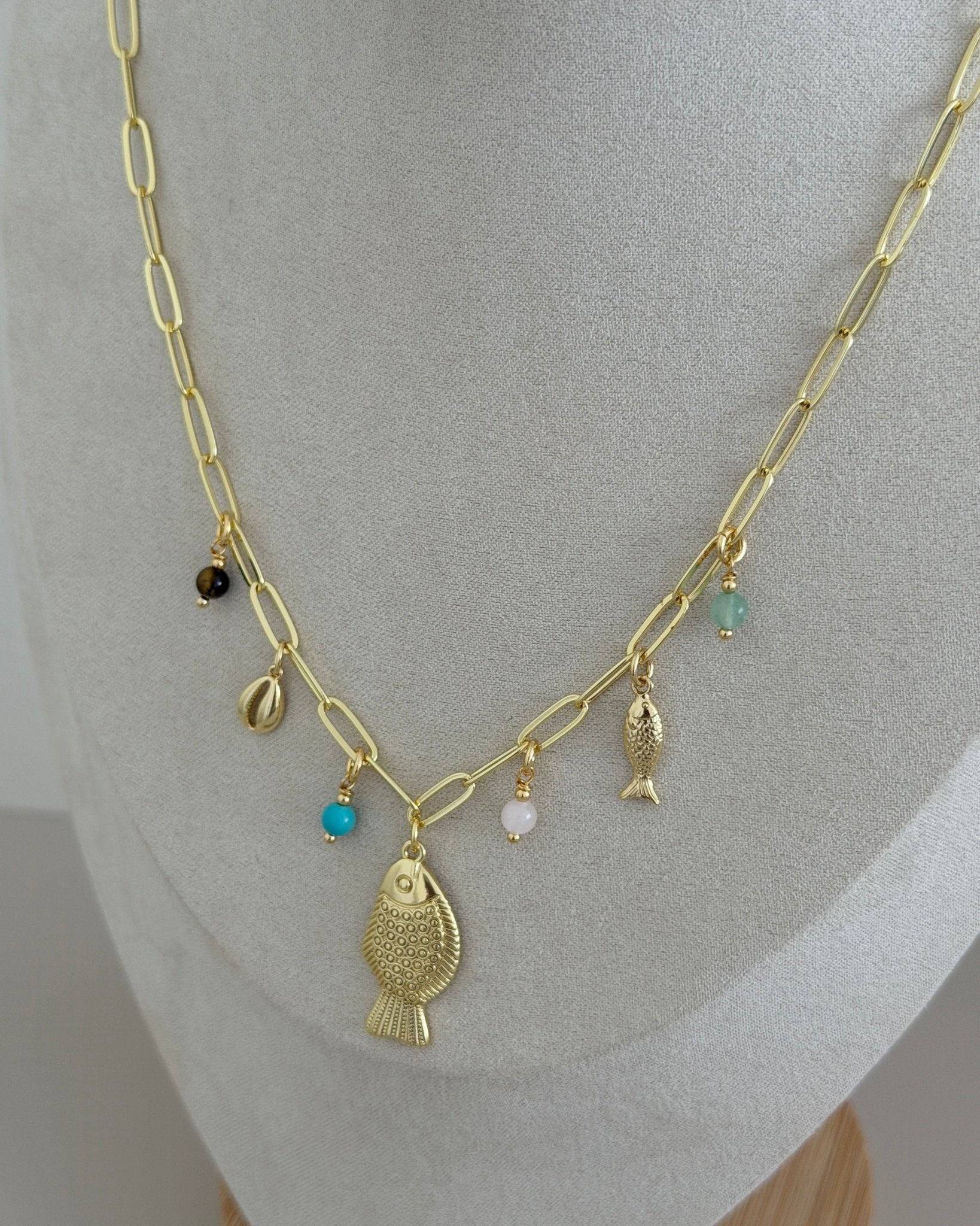 Ocean Treasures Charm Necklace - Necklaces | LimaLimón Store - 2