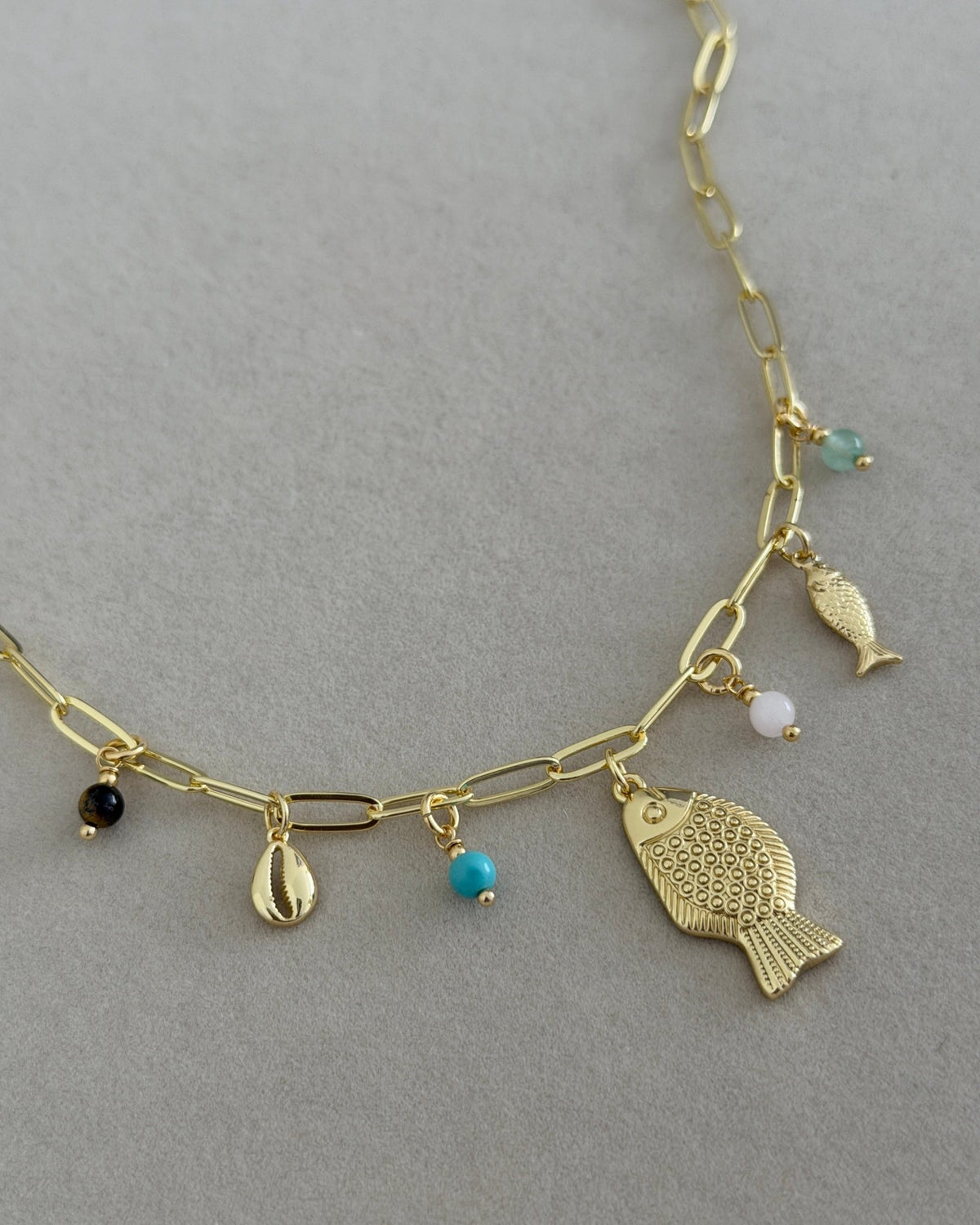 Ocean Treasures Charm Necklace - Necklaces | LimaLimón Store - 4