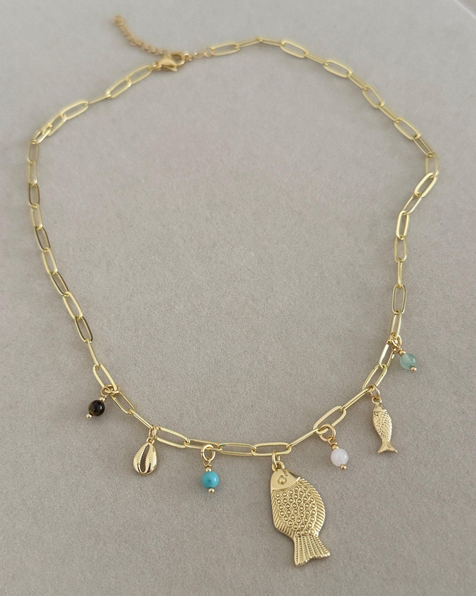 Ocean Treasures Charm Necklace - Necklaces | LimaLimón Store - 1