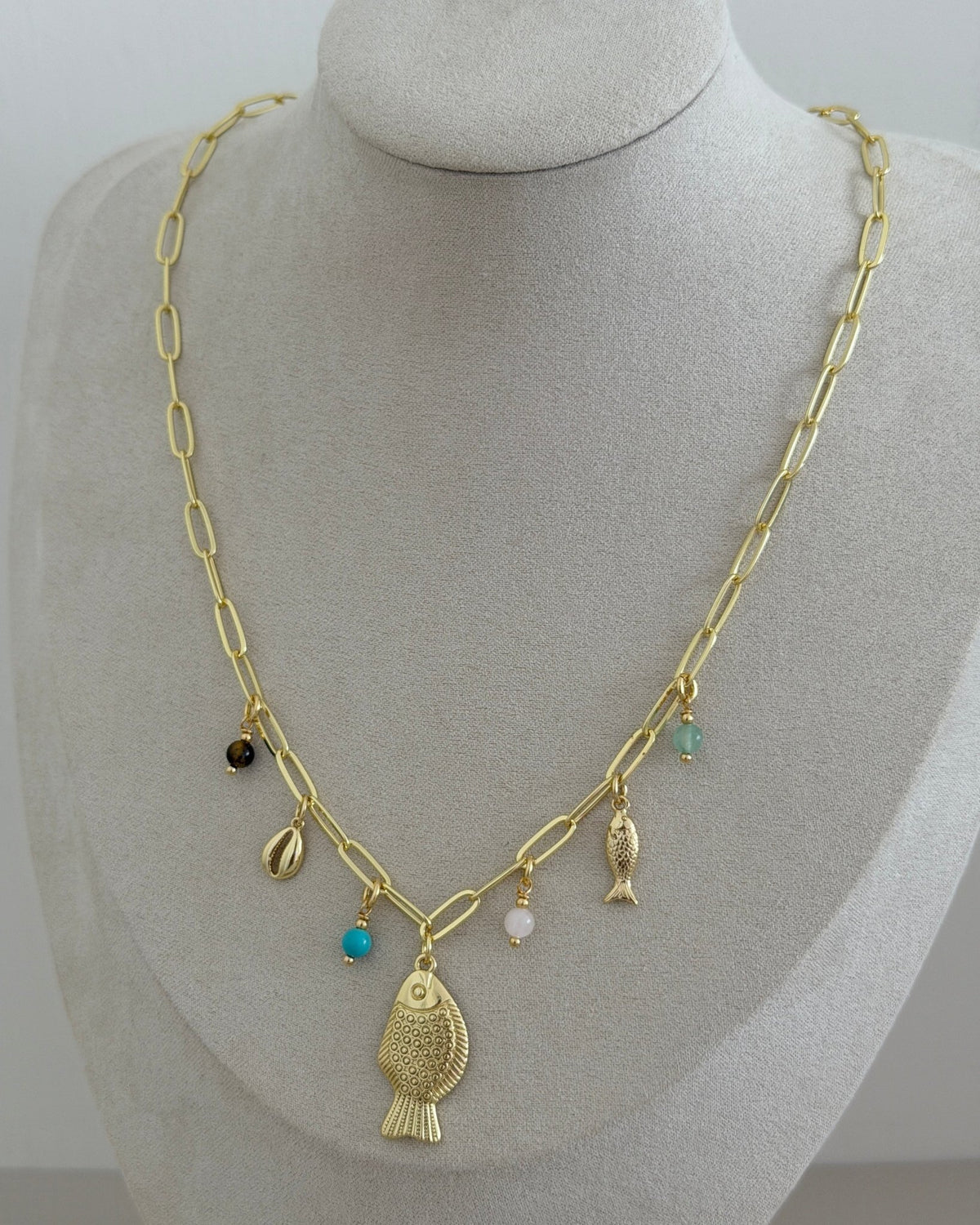 Ocean Treasures Charm Necklace - Necklaces | LimaLimón Store - 3