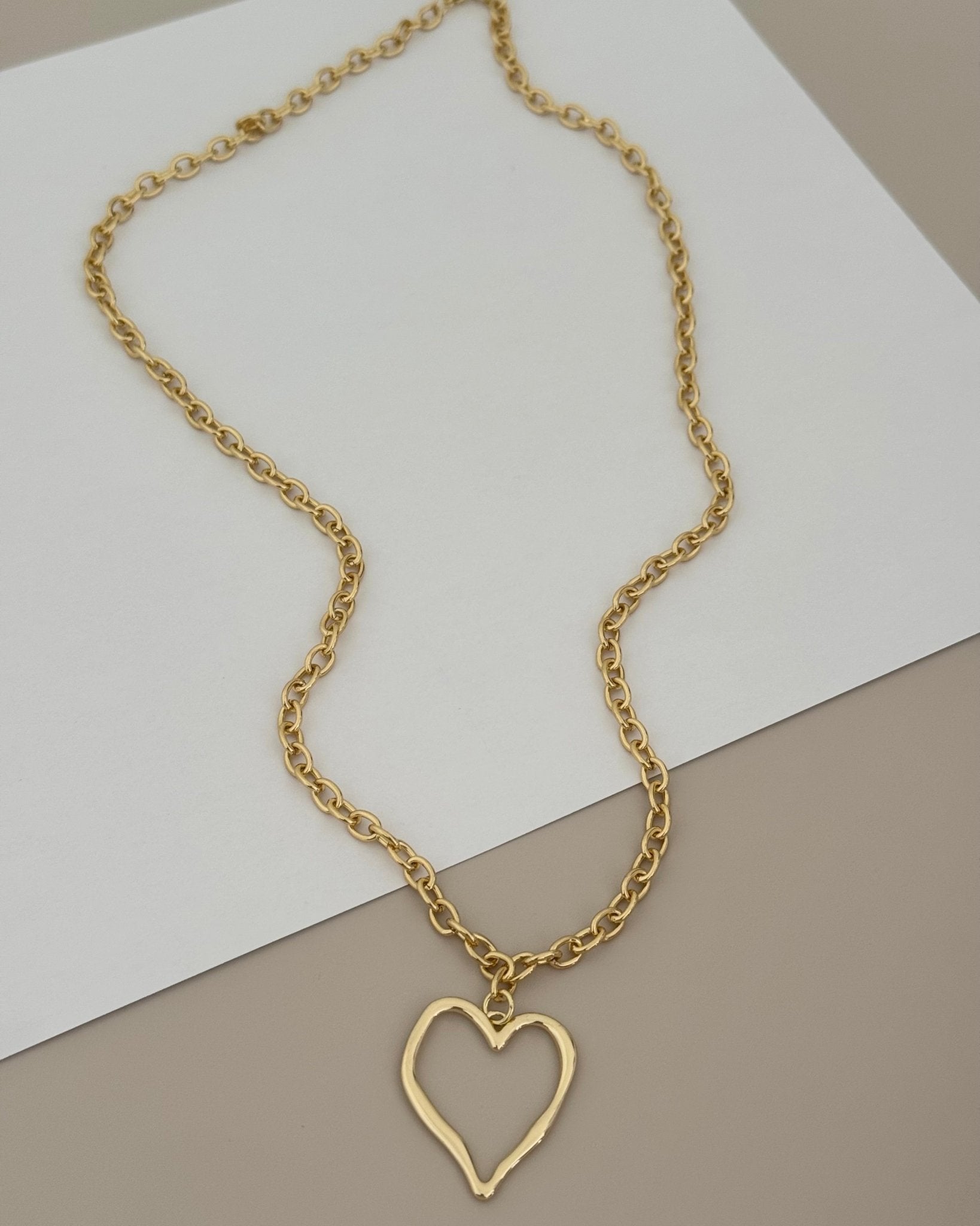 Open Heart Necklace - LimaLimón Store