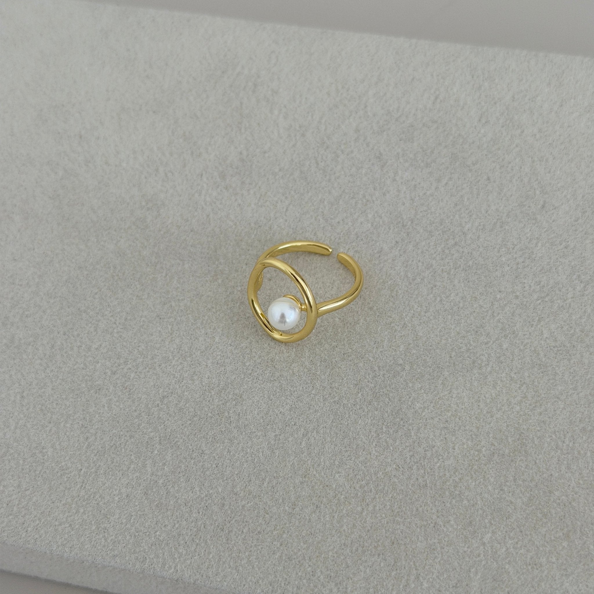 Orbit Pearl Adjustable Ring - ring jewelry | LimaLimón Store - 4