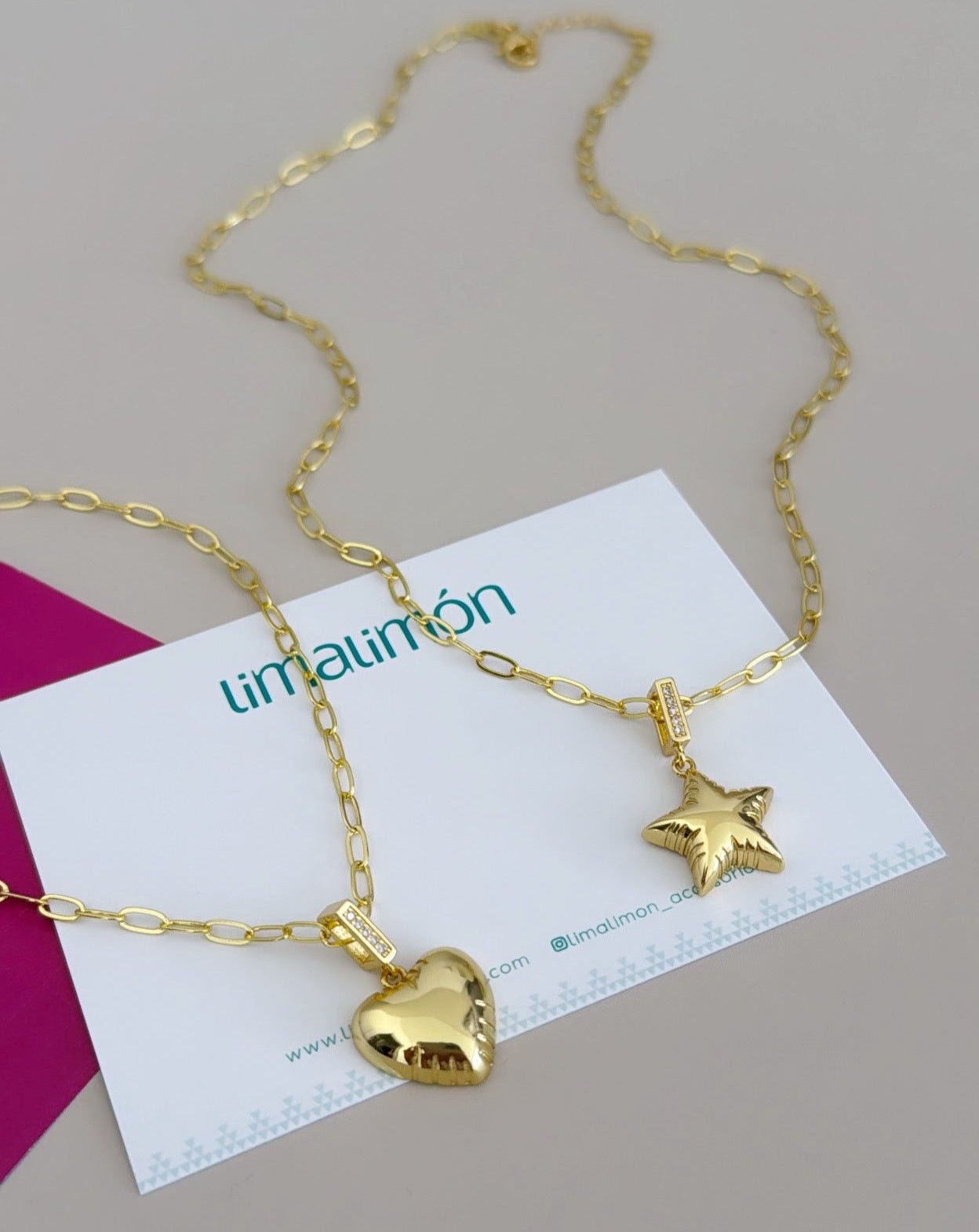 Paper Clip Chain Necklace - LimaLimón Store