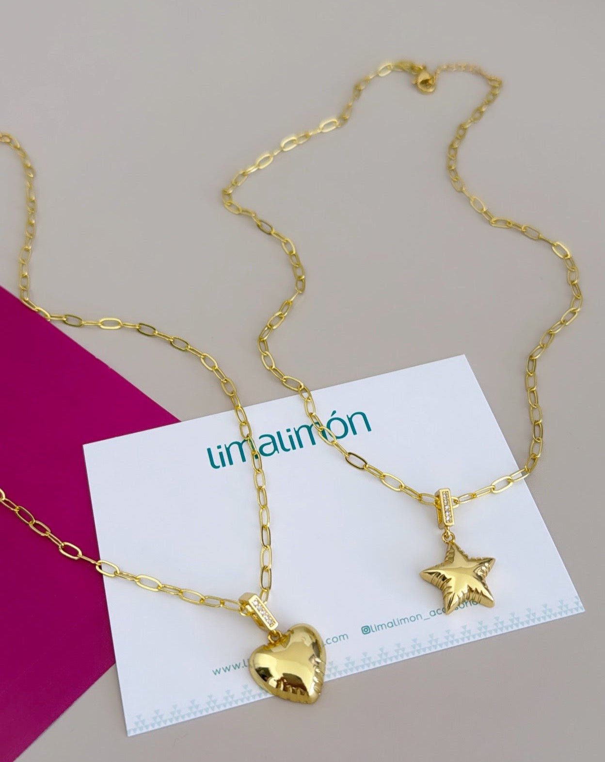Paper Clip Chain Necklace - LimaLimón Store