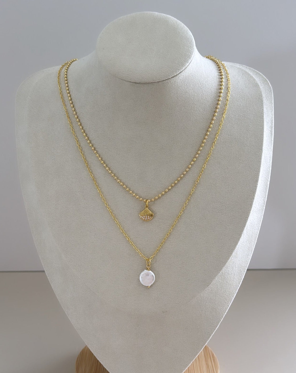 Pearl and Shells Layering - LimaLimón Store