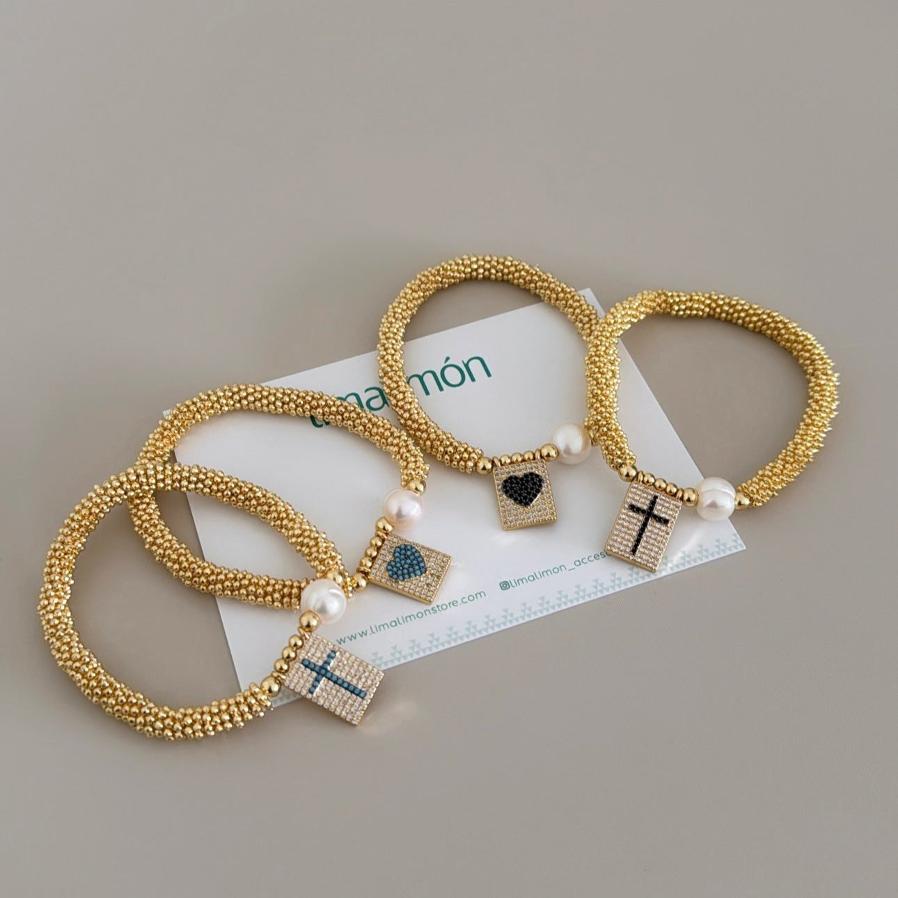 Pearl Gold Bracelet - LimaLimón Store