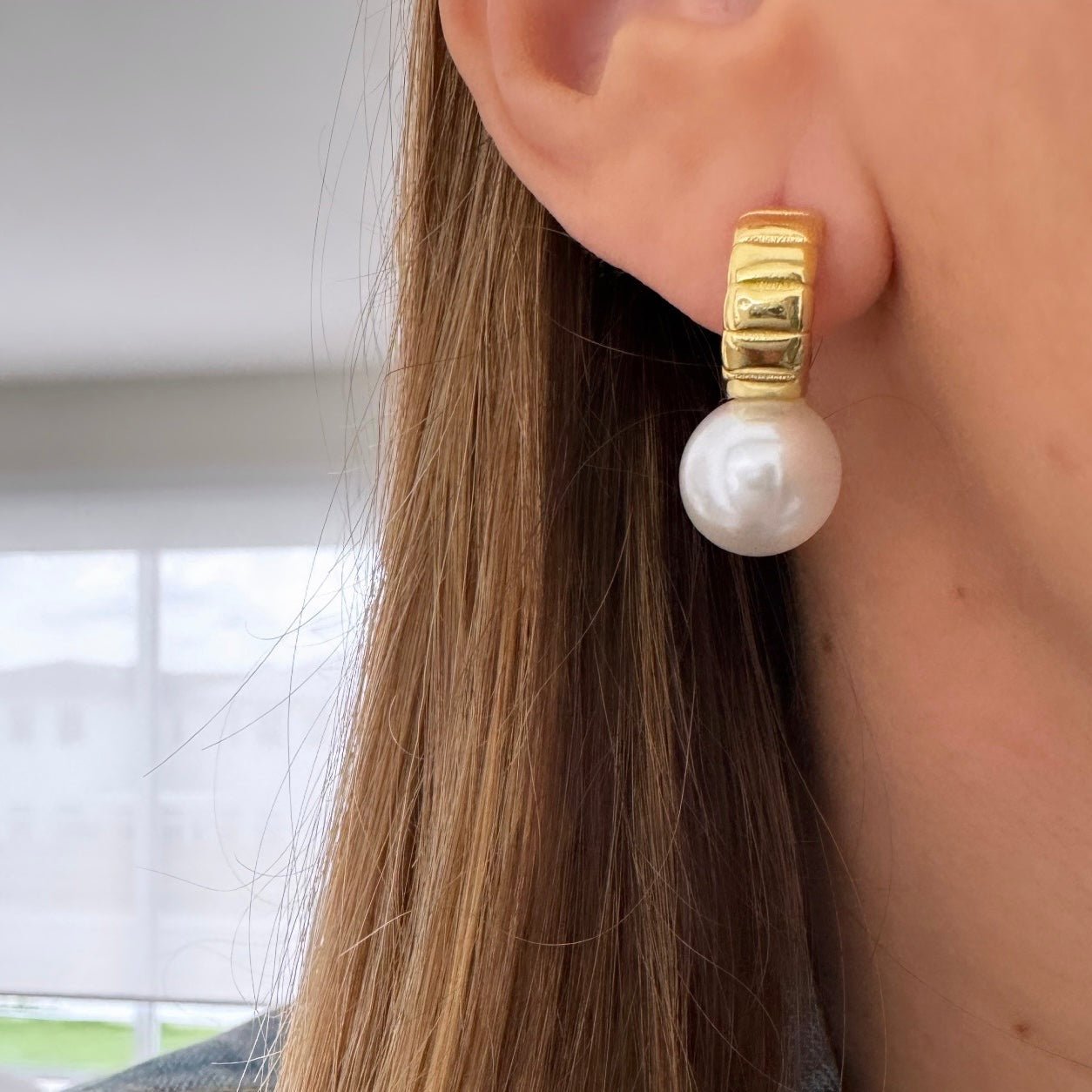 Pearl Hoops - LimaLimón Store