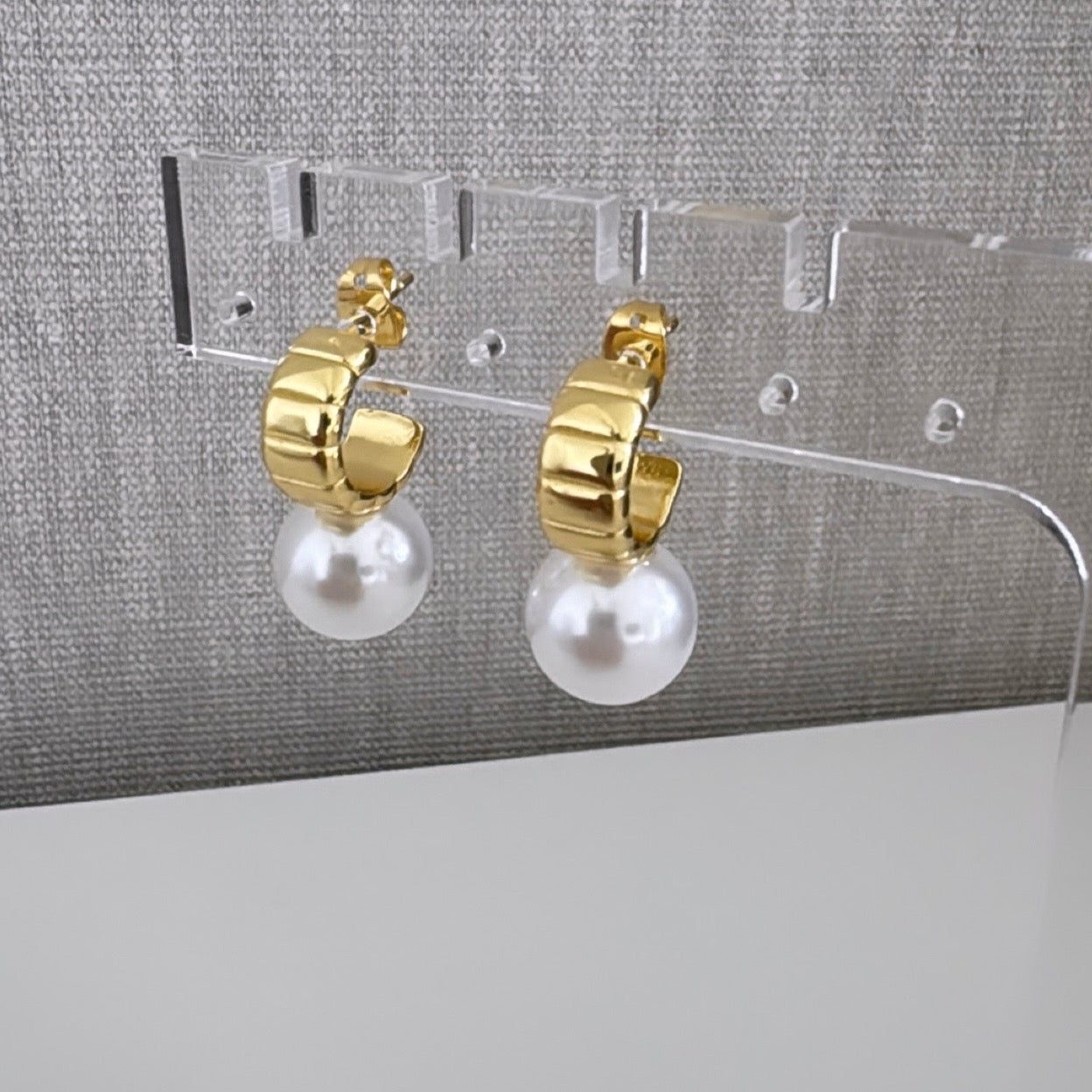 Pearl Hoops - LimaLimón Store