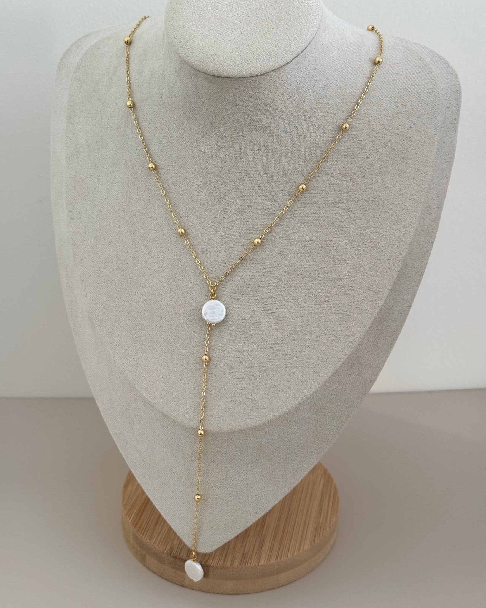 Pearl Long Necklace - LimaLimón Store