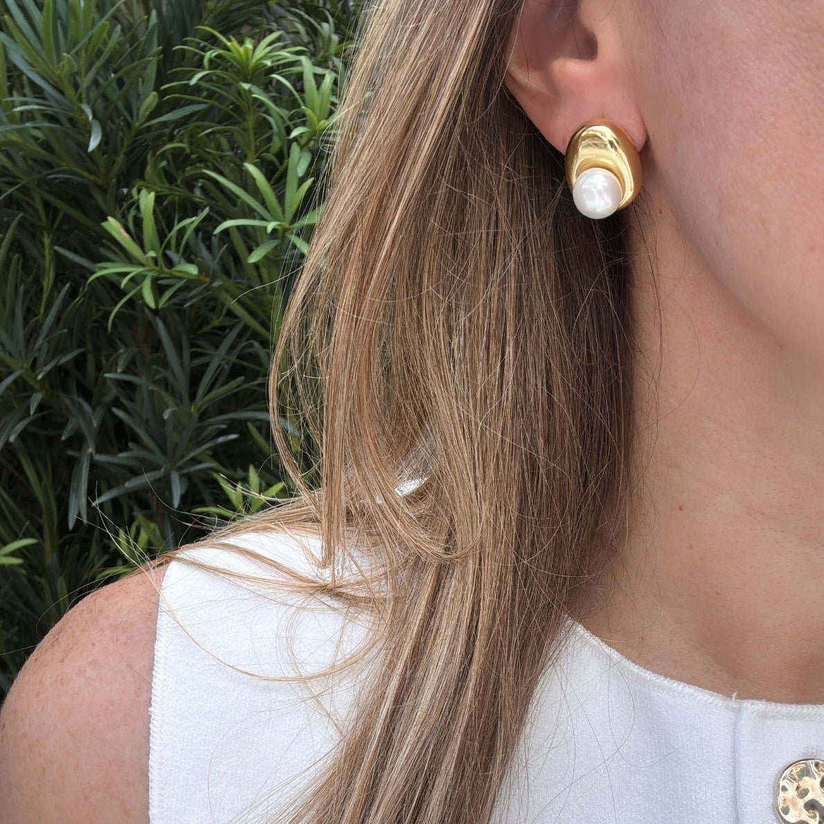Pearl Stud Earring - LimaLimón Store