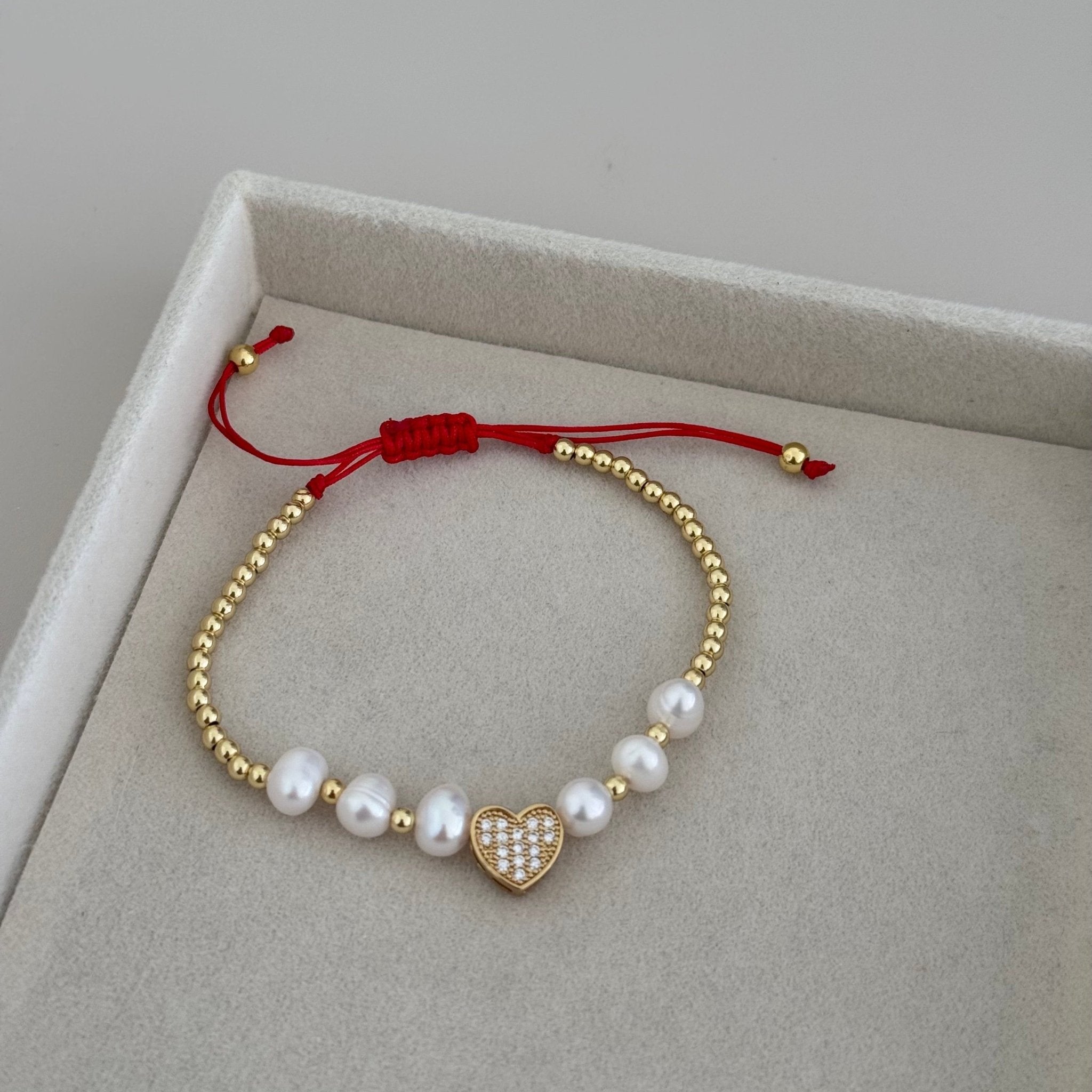 Pearls Cord Bracelet - LimaLimón Store