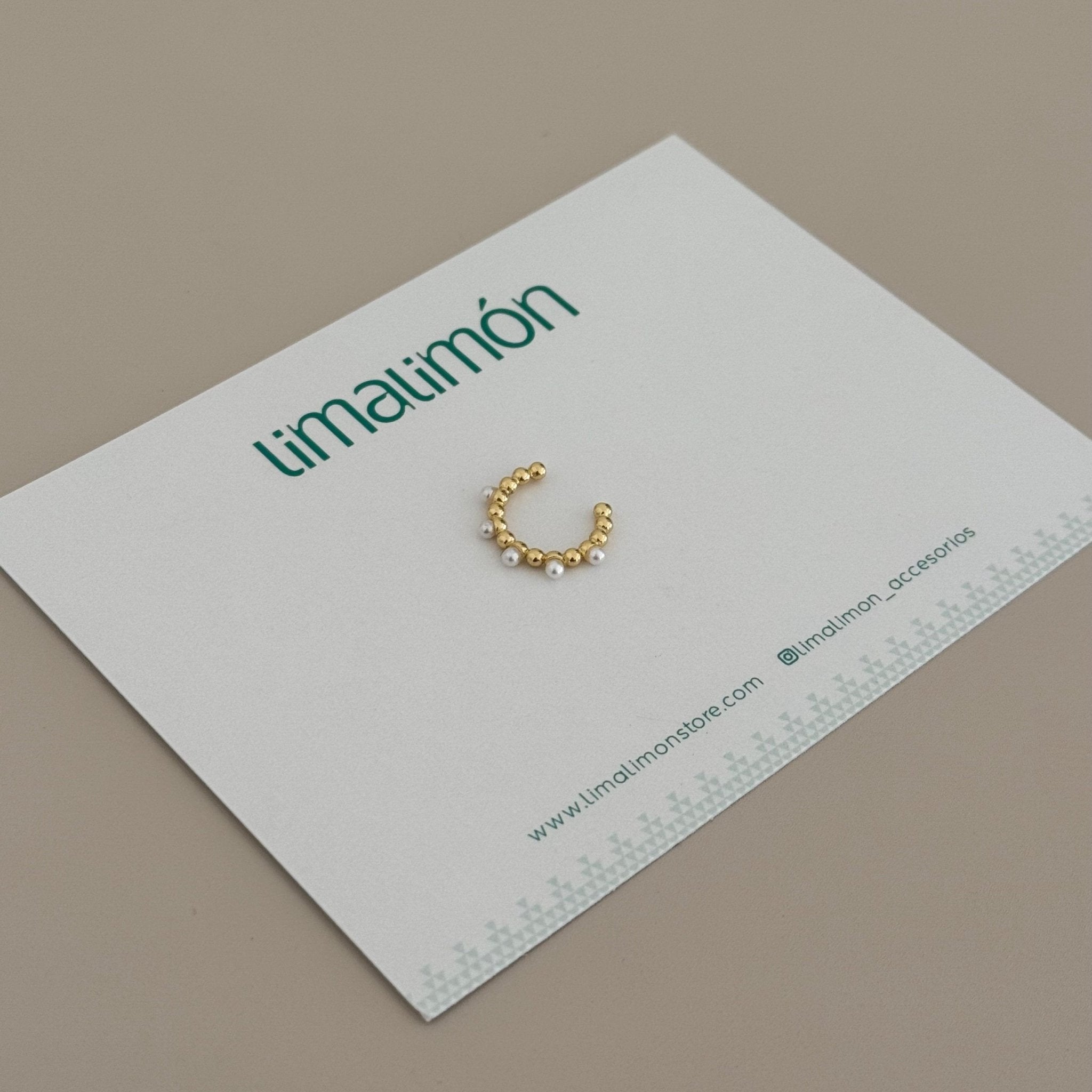 Pearls Ear Cuff - LimaLimón Store