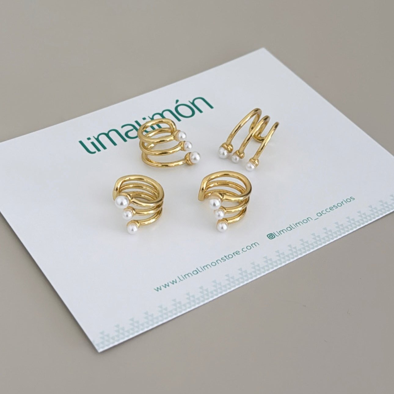 Pearls Ear Cuff - LimaLimón Store