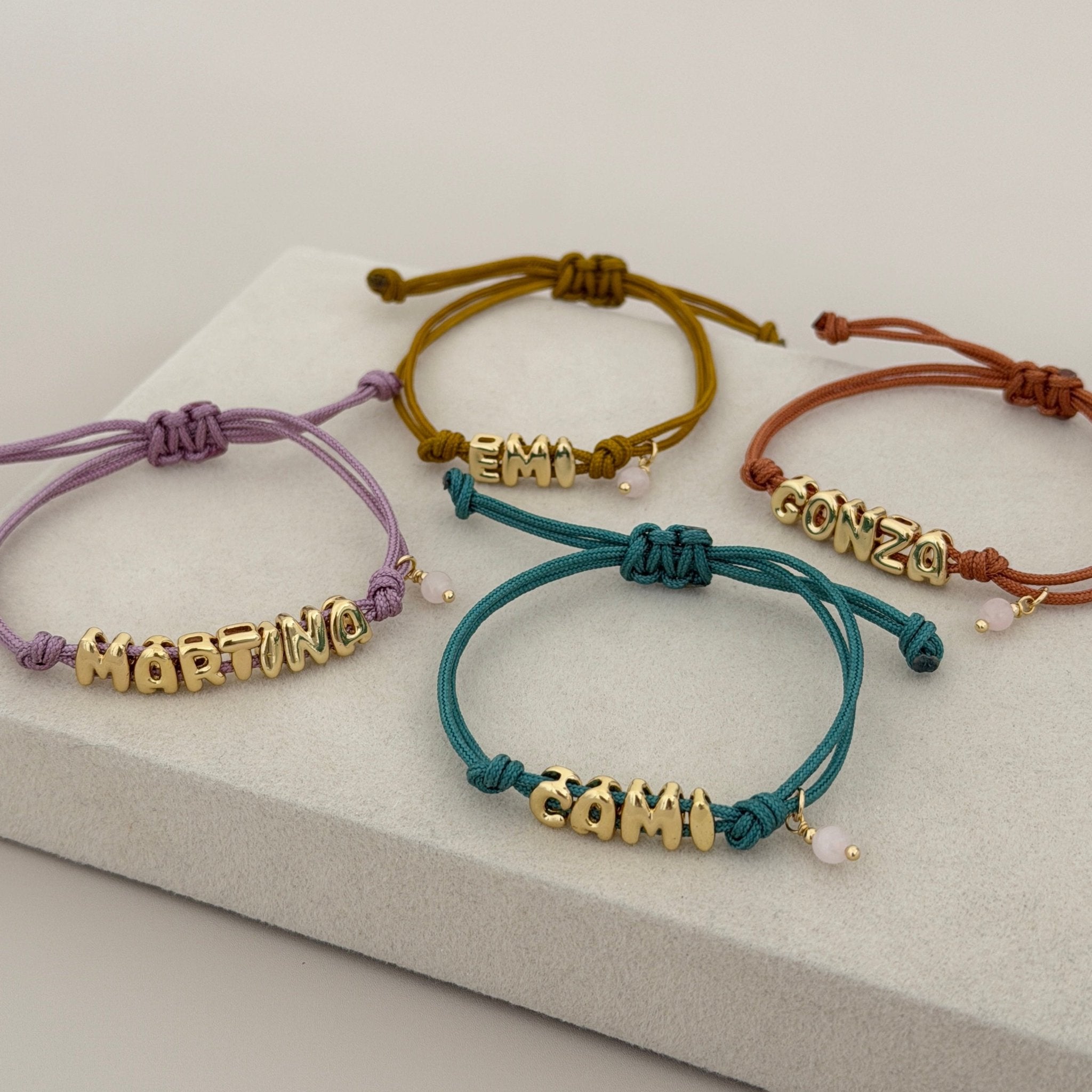 Personalized Cord Bracelet - Custom Necklace | LimaLimón Store - 9