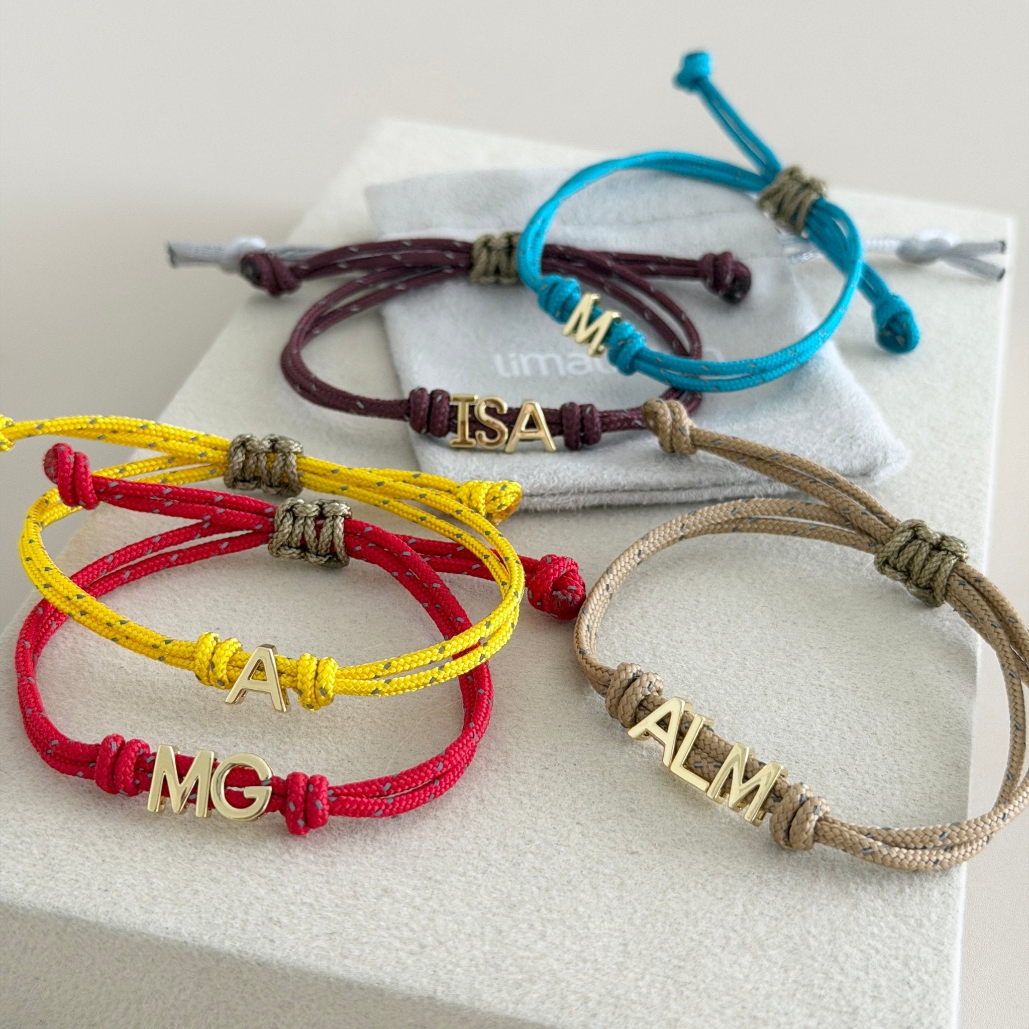 Personalized Cord Bracelet - Custom Necklace | LimaLimón Store - 7