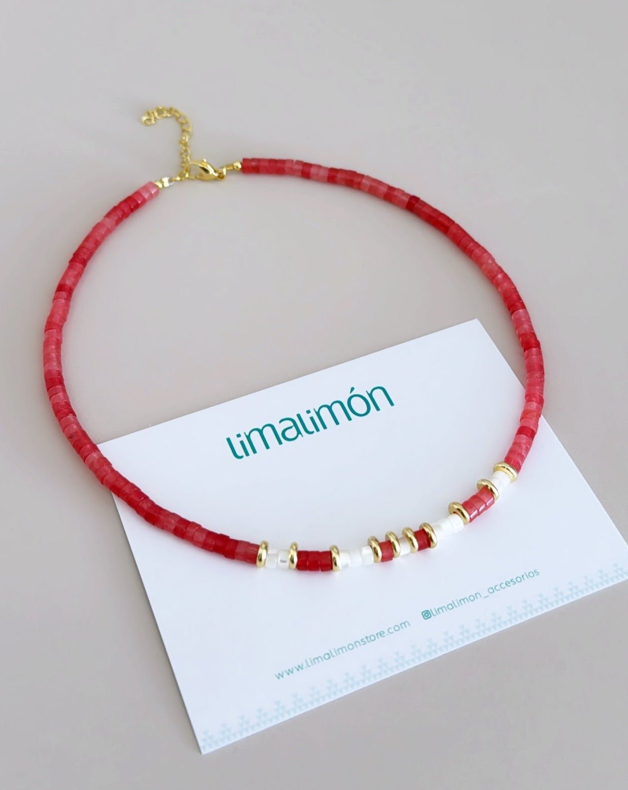 Pukas and Pearls Necklace - LimaLimón Store