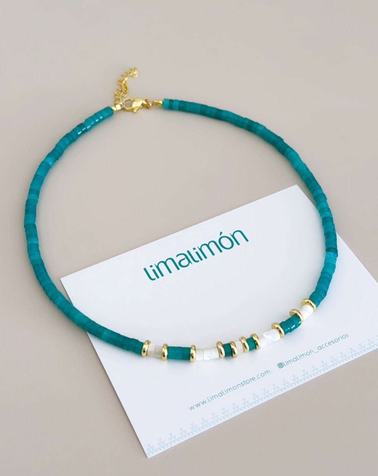 Pukas and Pearls Necklace - LimaLimón Store