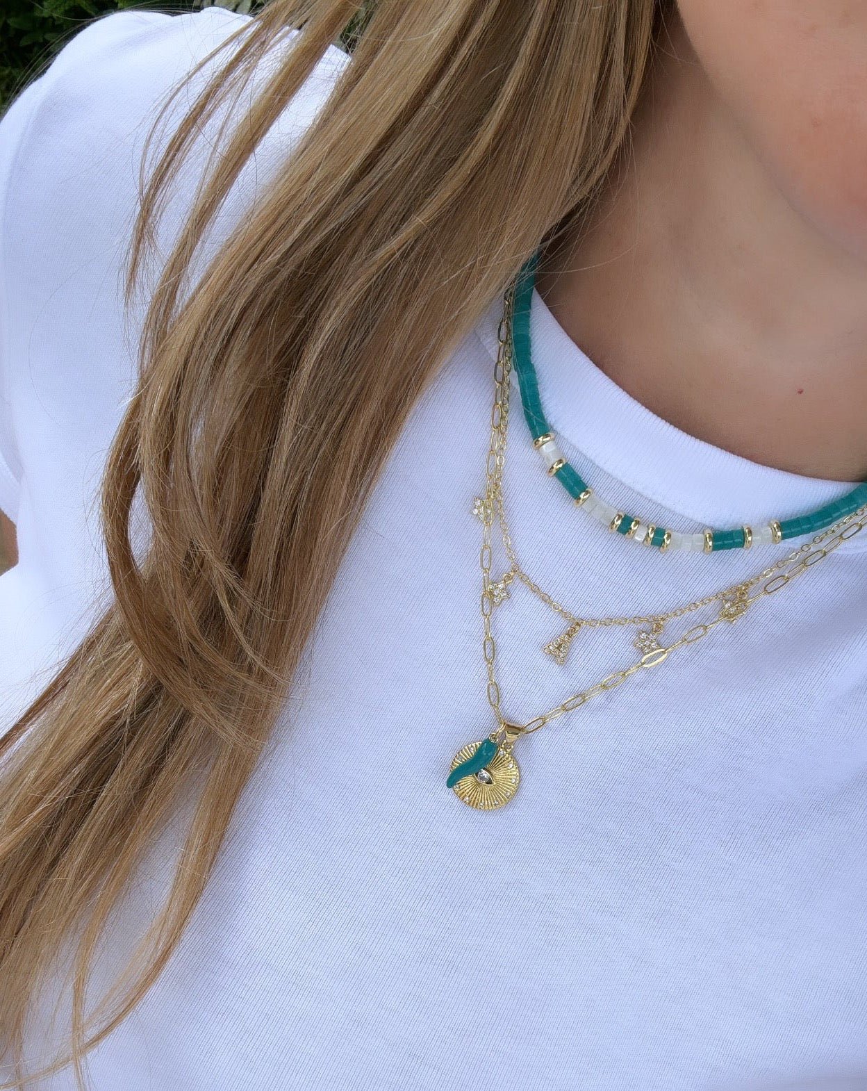 Pukas and Pearls Necklace - LimaLimón Store