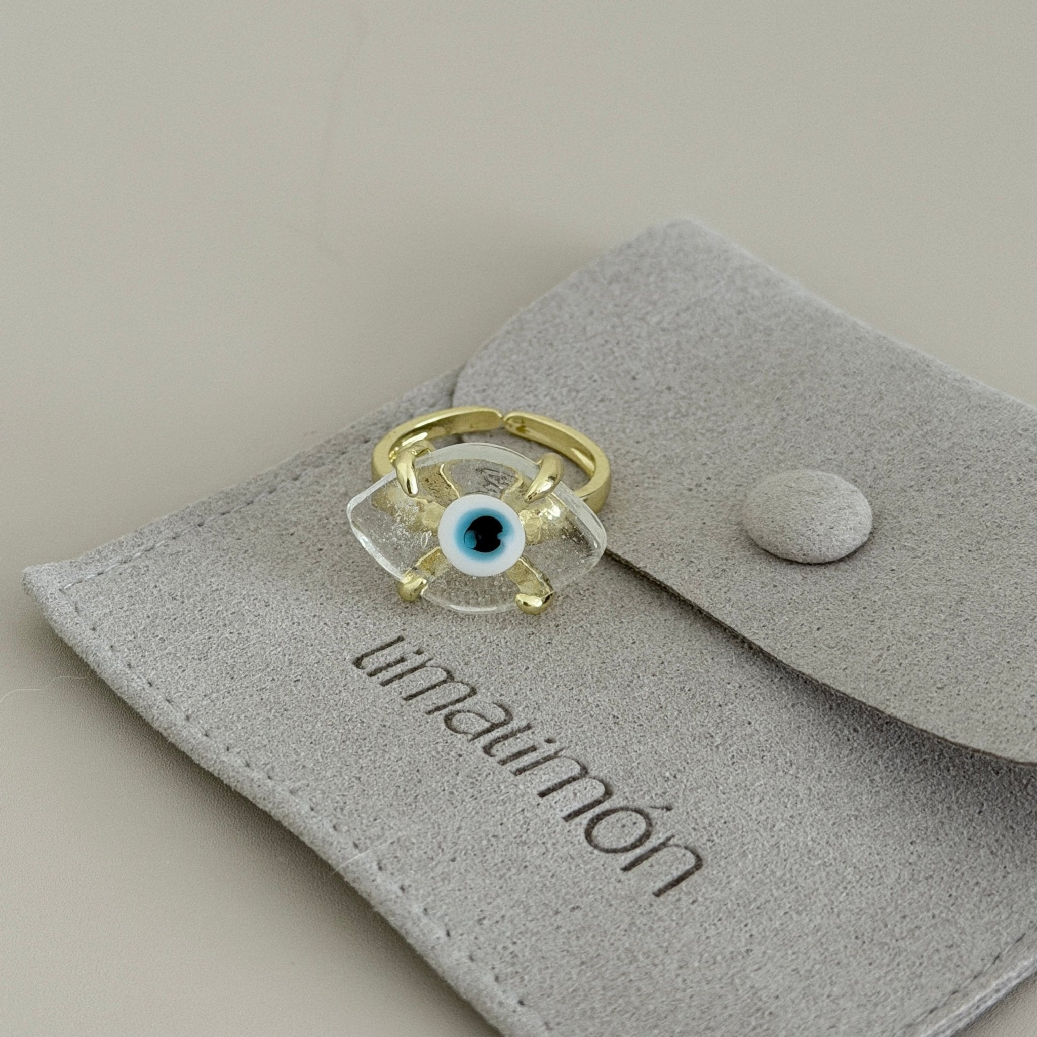 Radiant Evil Eye Ring - ring jewelry | LimaLimón Store - 3