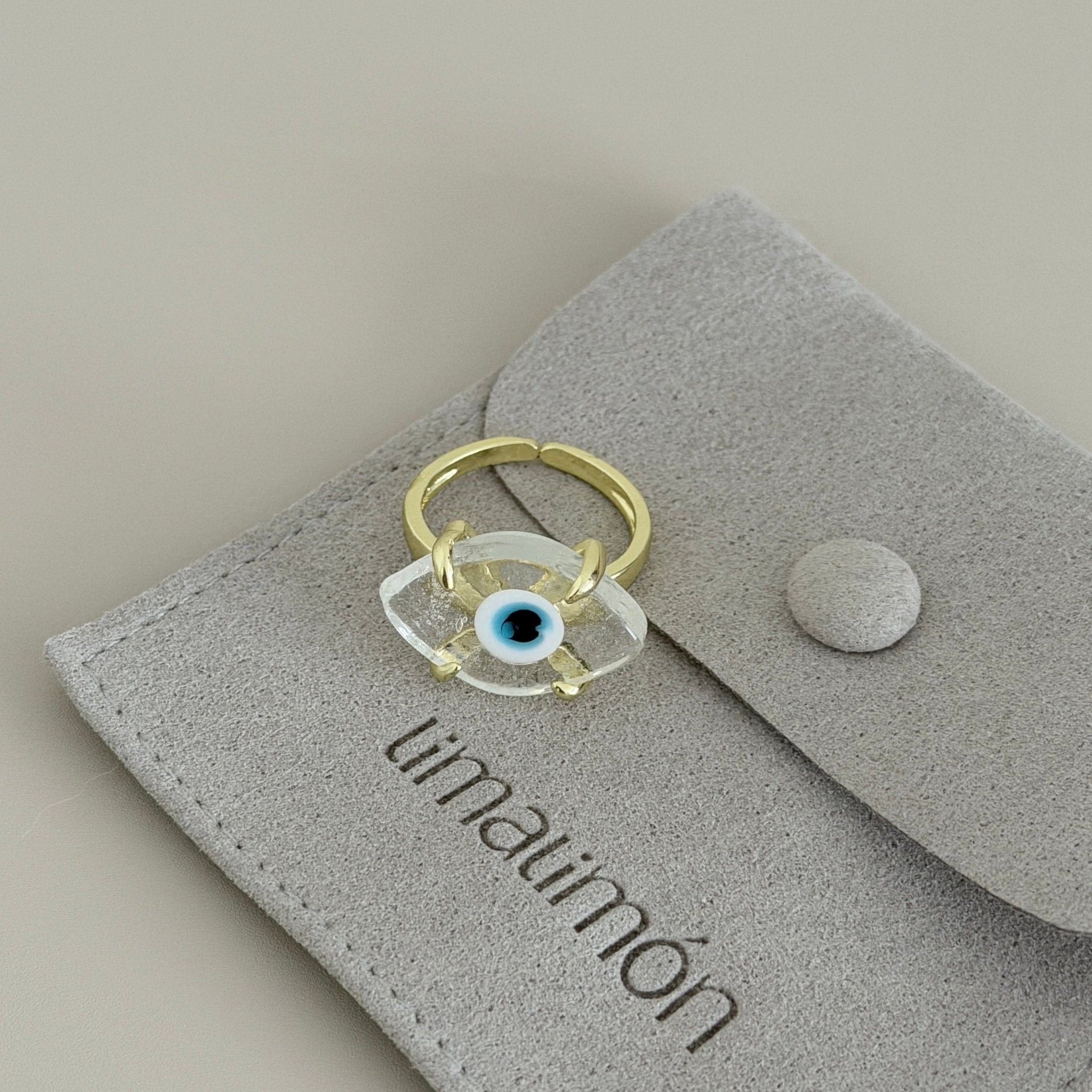 Radiant Evil Eye Ring - ring jewelry | LimaLimón Store - 4