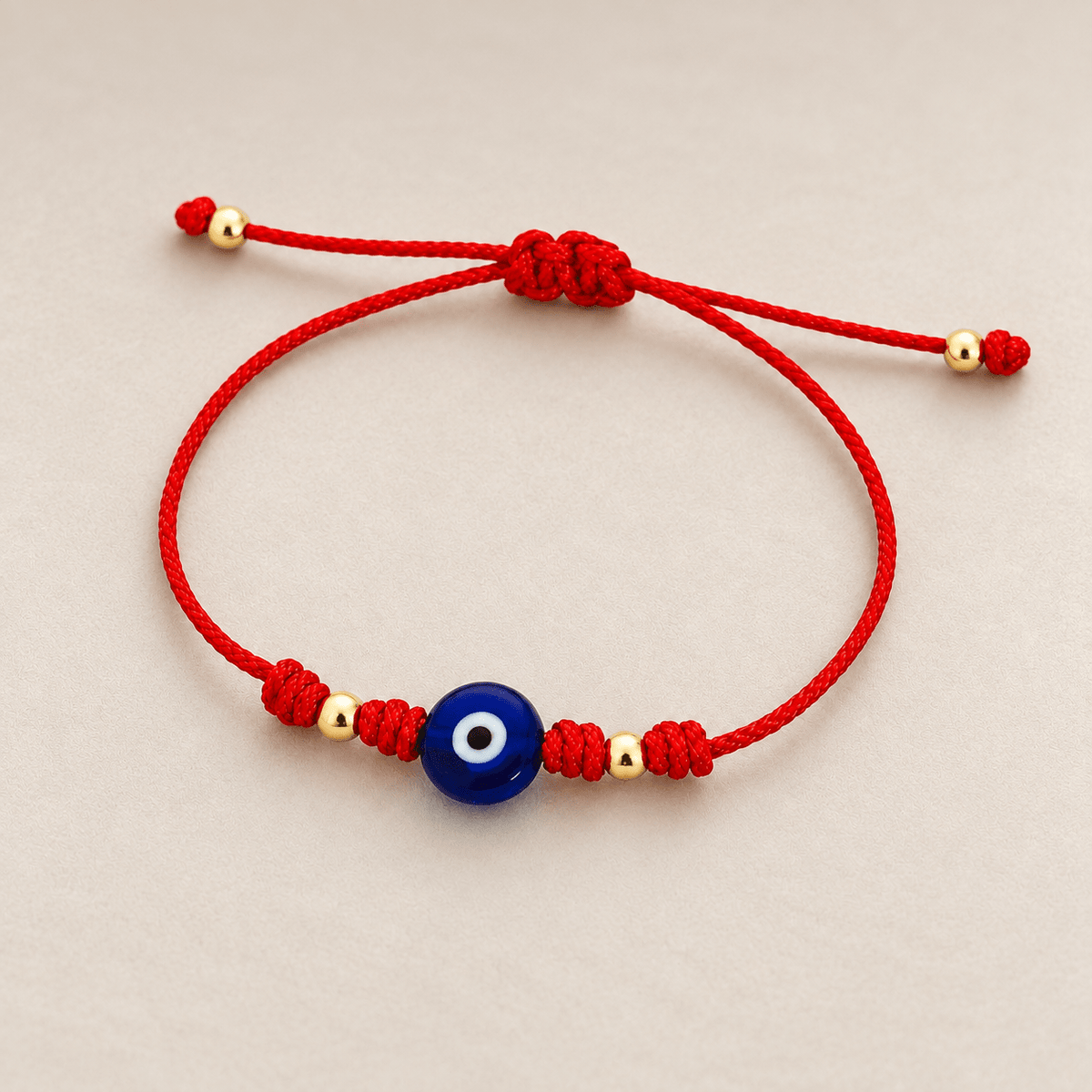 Red Evil Eye Cord Bracelet - Bracelets | LimaLimón Store - 1