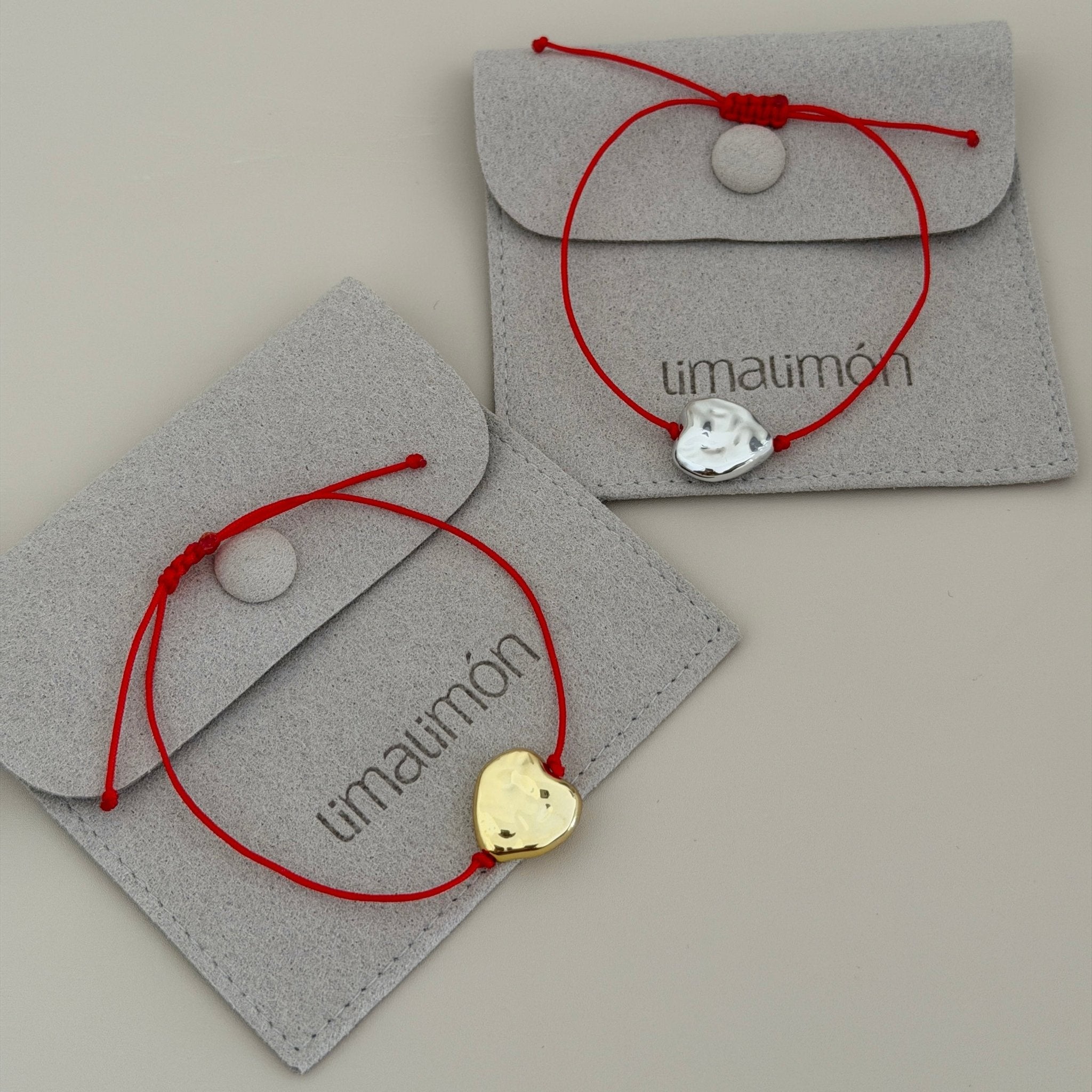 Red Heart Adjustable Bracelet - Bracelets | LimaLimón Store - 4
