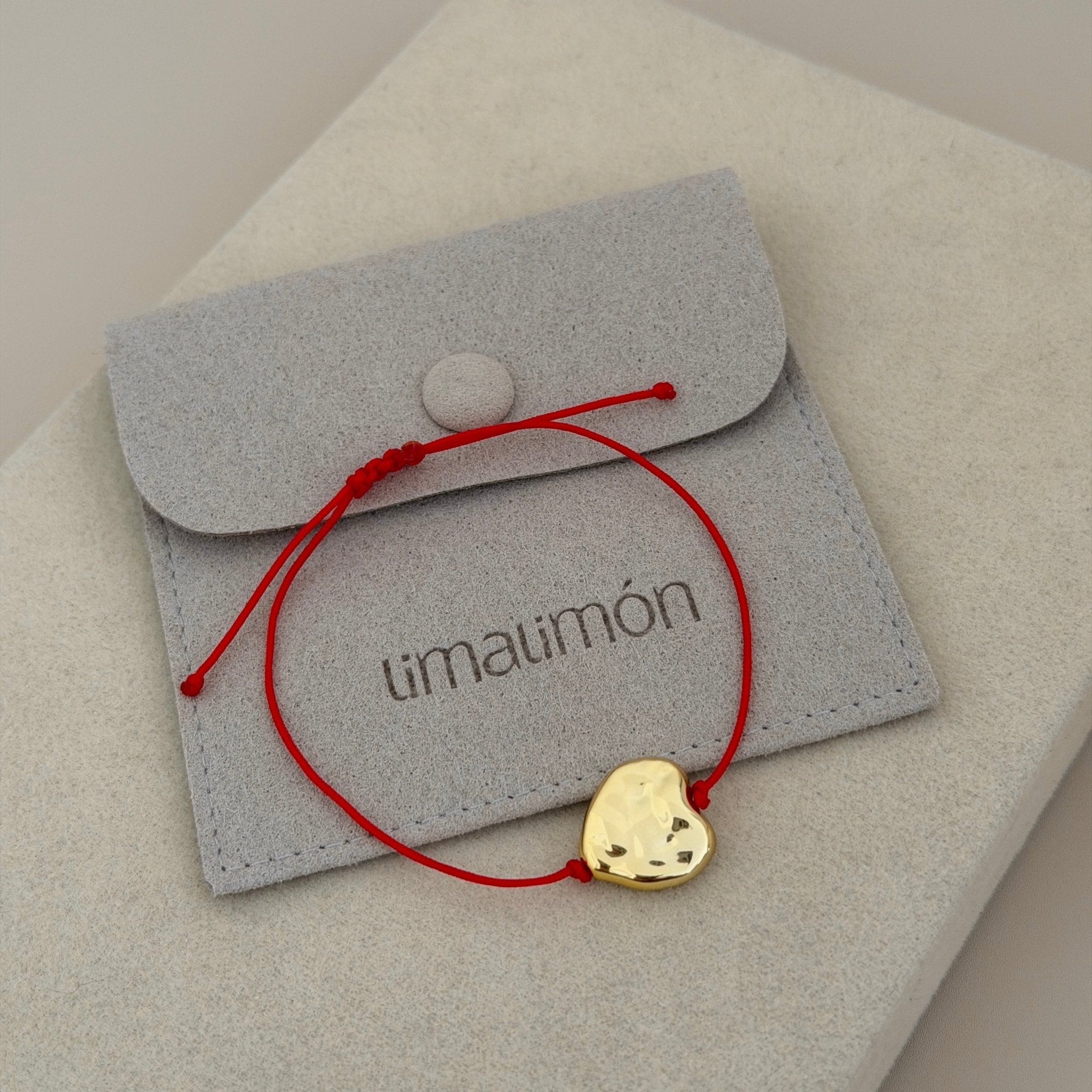 Red Heart Adjustable Bracelet - Bracelets | LimaLimón Store - 2