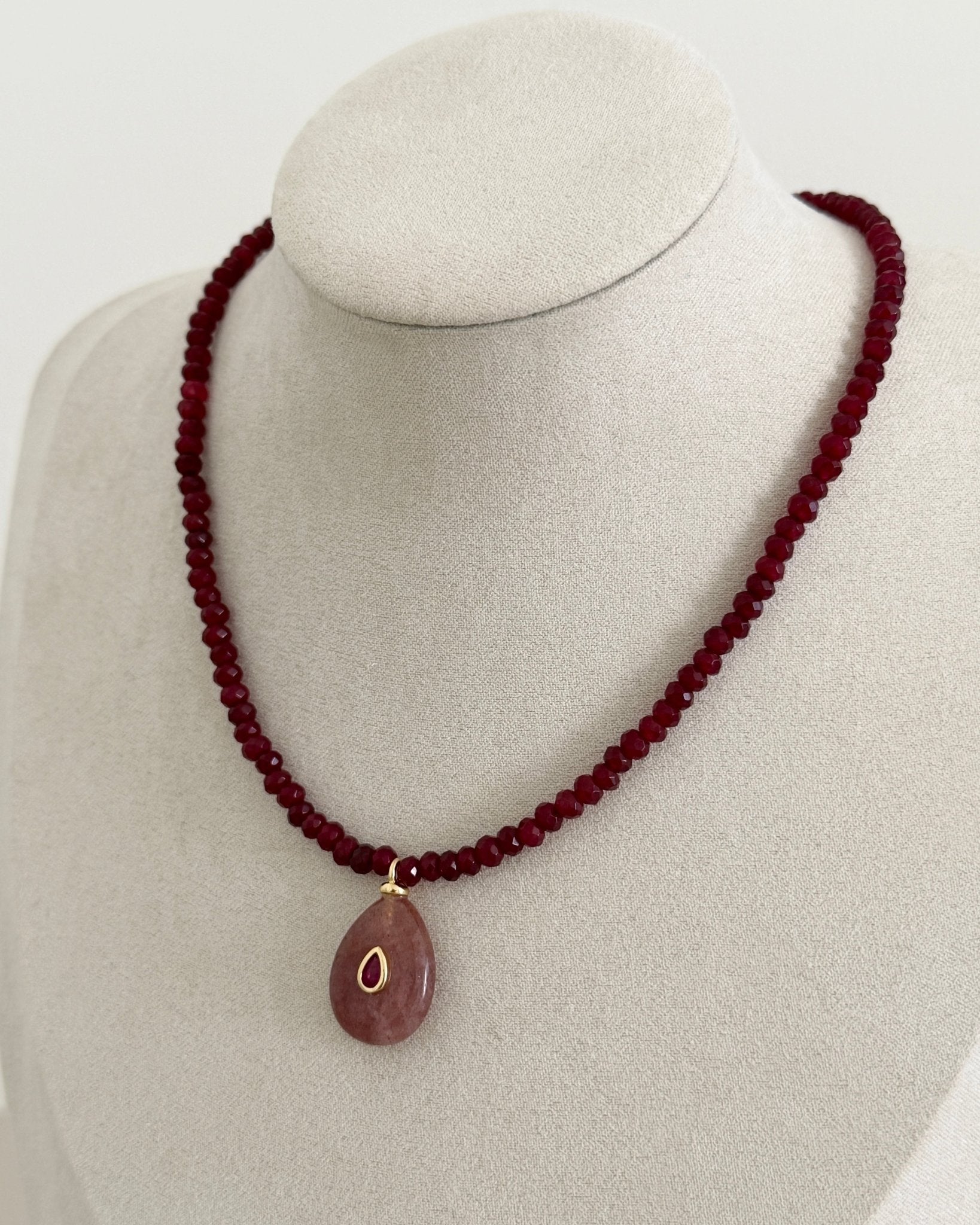 Ruby Aura Necklace - Necklace | LimaLimón Store - 2