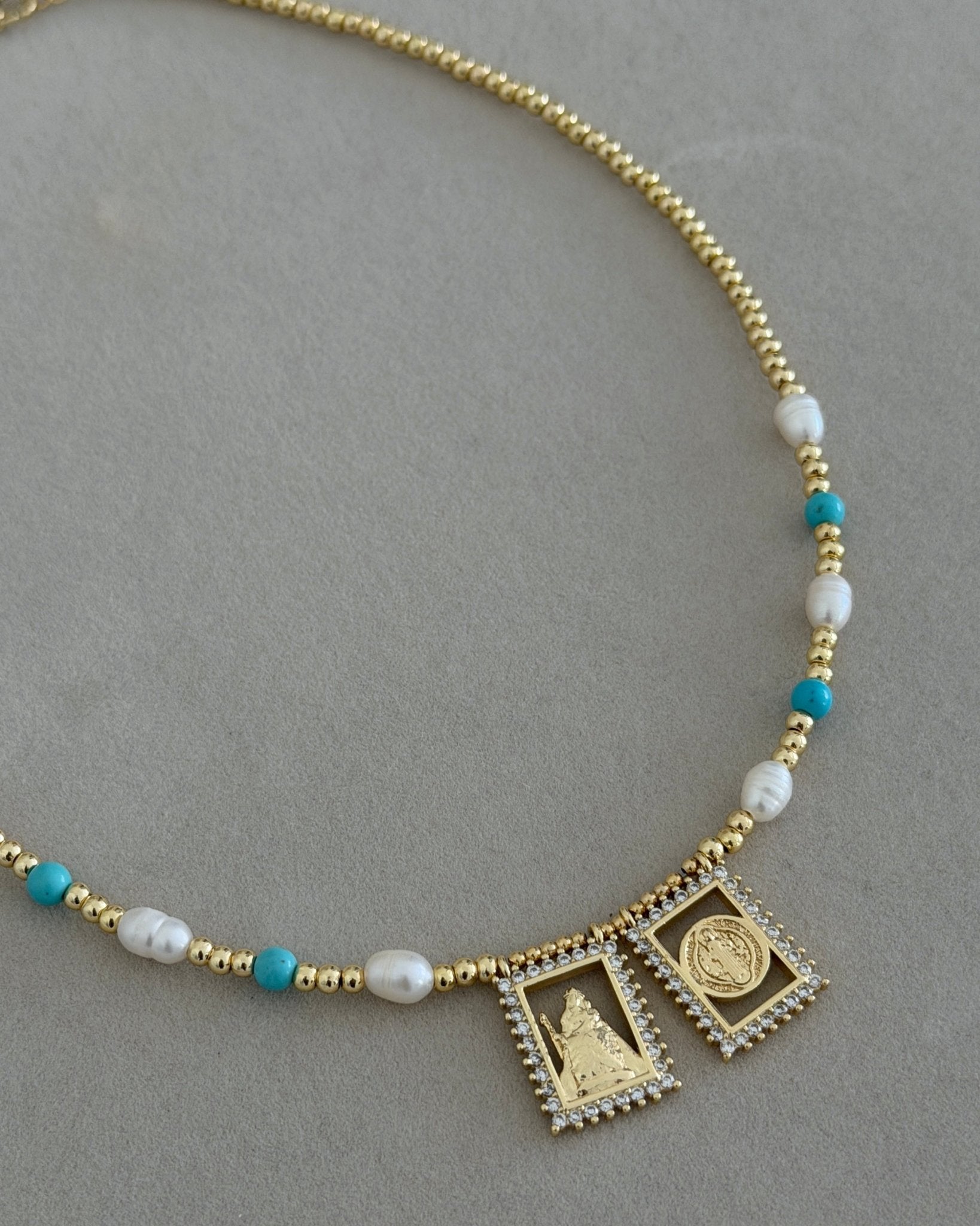 Sacred Charms Beaded Necklace - Necklace | LimaLimón Store - 5