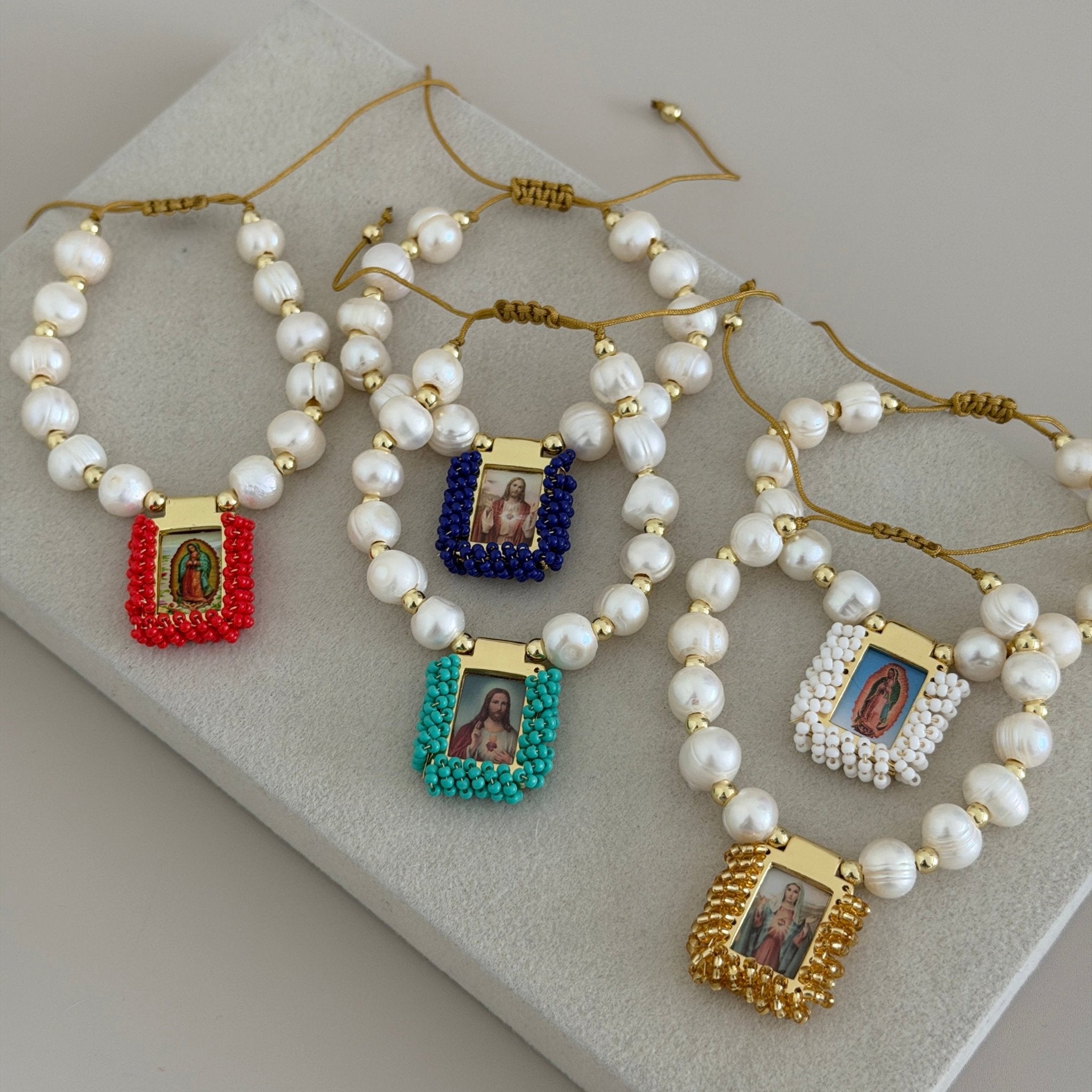 Sacred Pearl Charm Bracelet - Bracelet | LimaLimón Store - 7