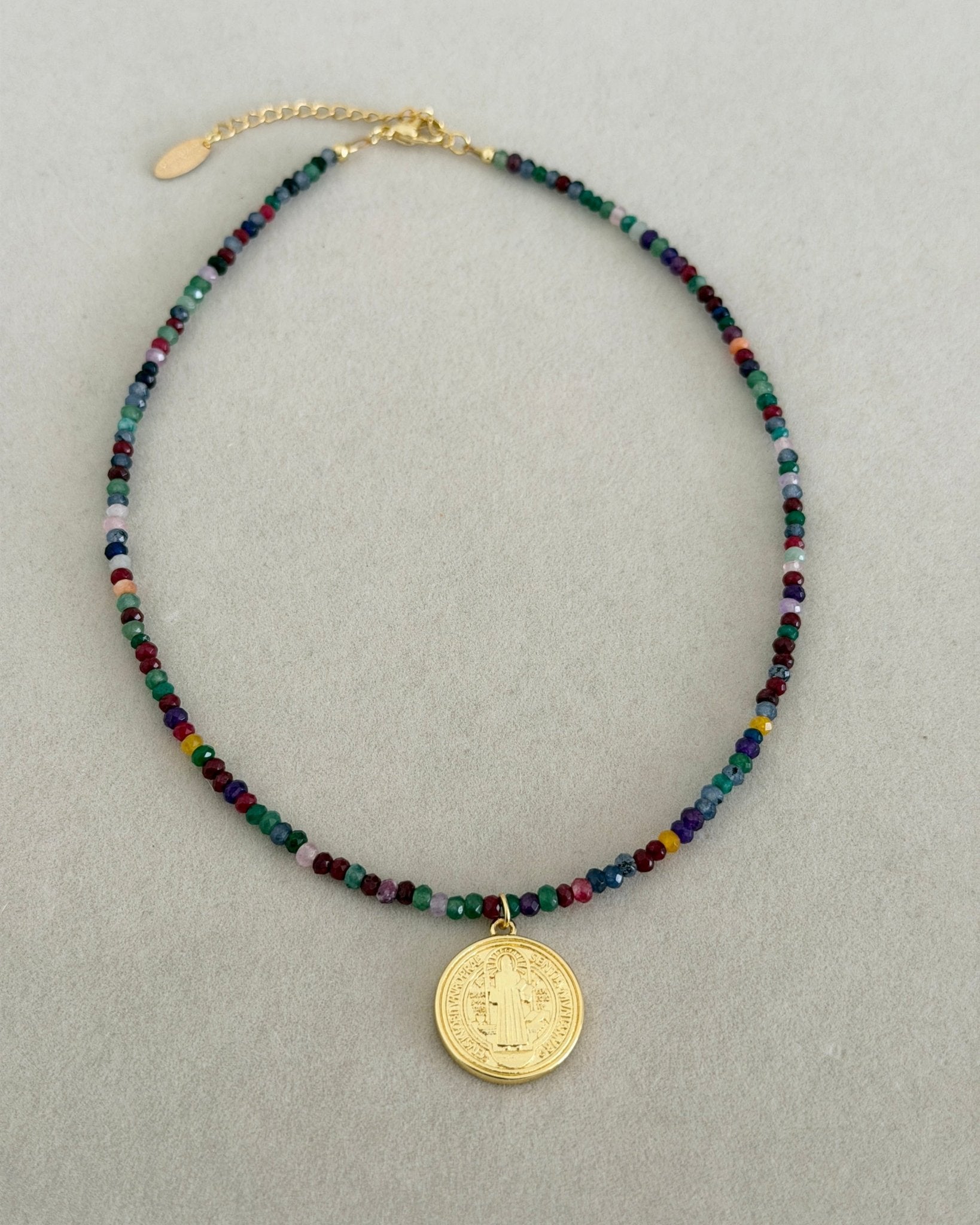 Saint Benedict Beaded Necklace - Necklaces | LimaLimón Store - 1
