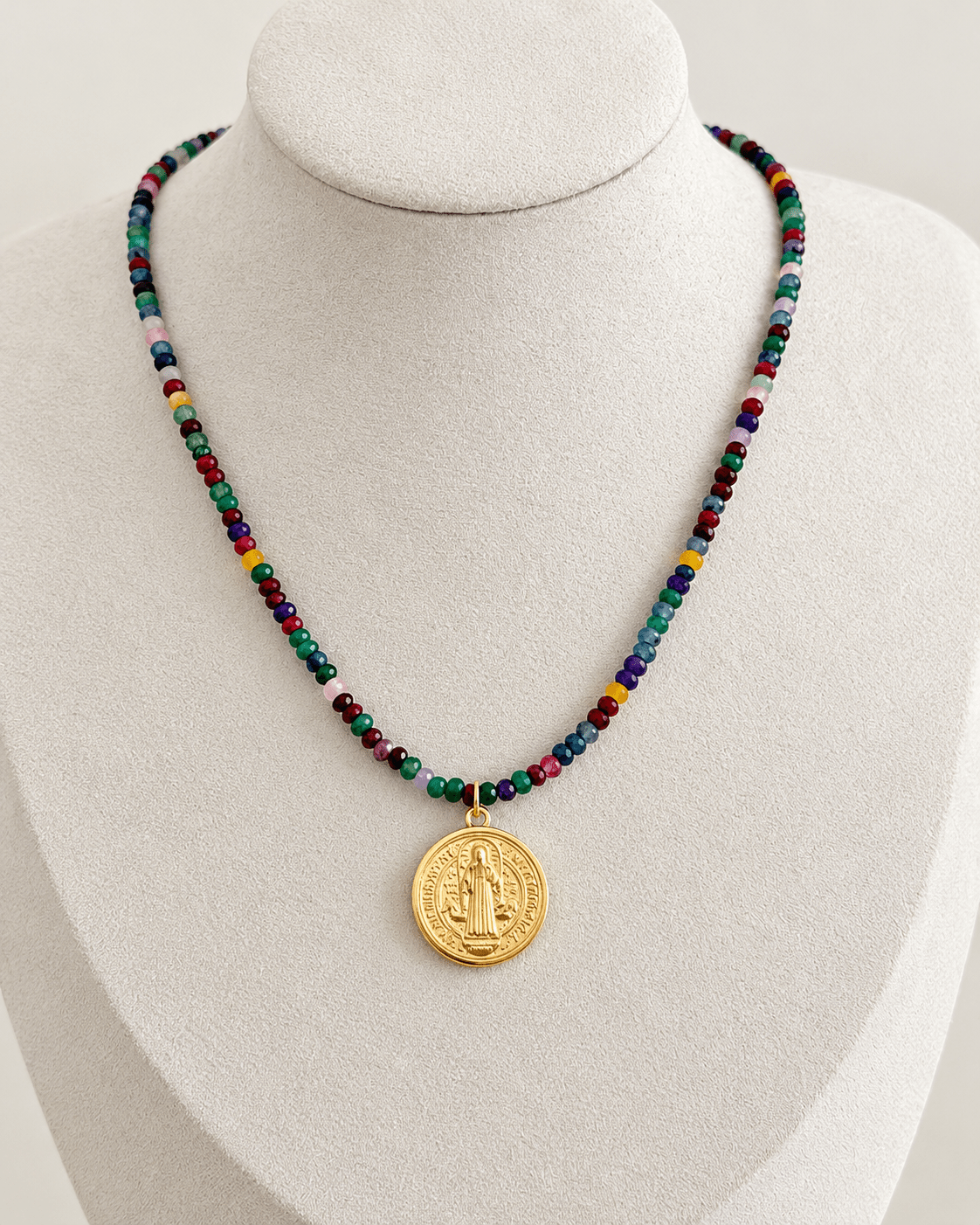 Saint Benedict Beaded Necklace - Necklaces | LimaLimón Store - 2
