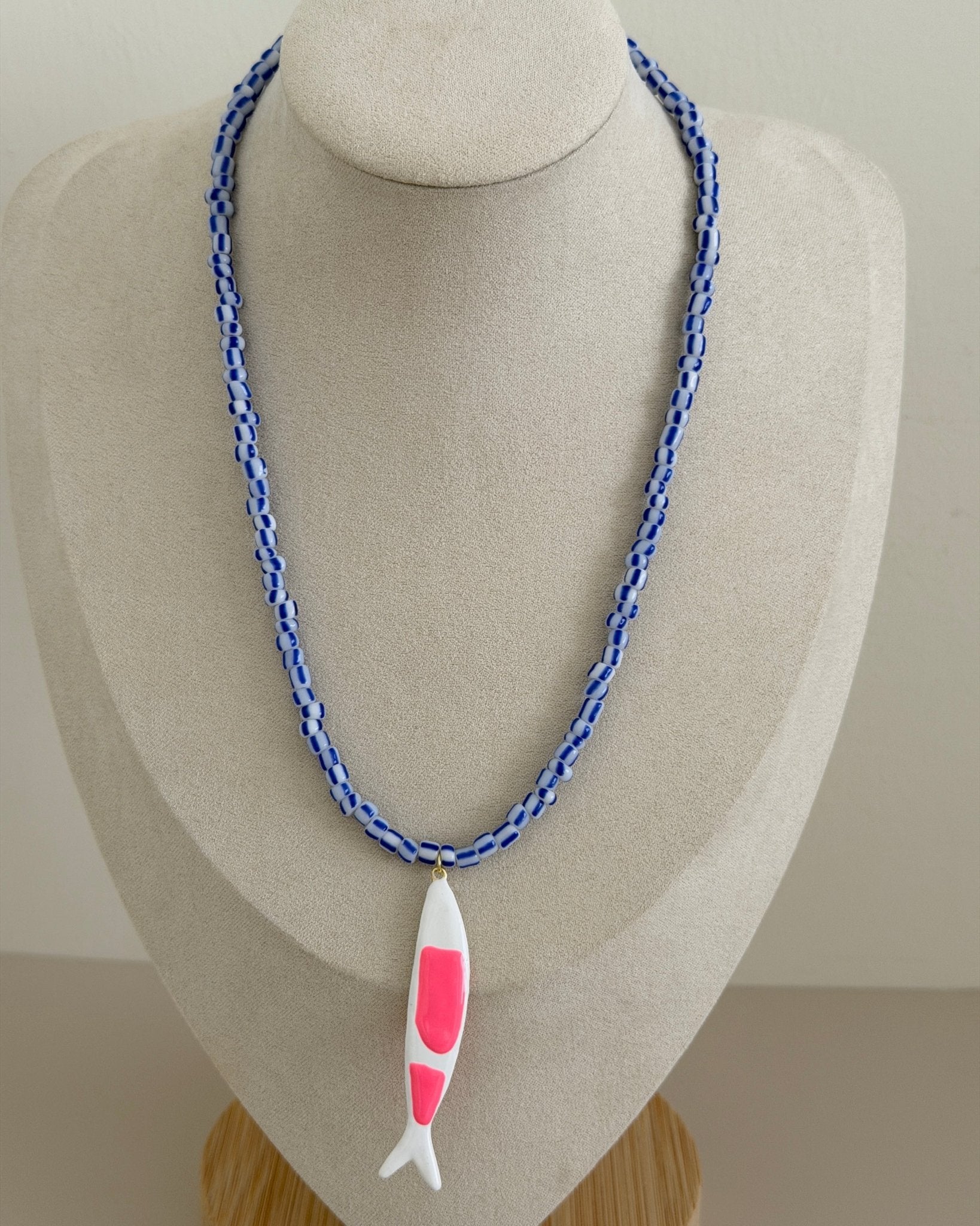 Sardine Beaded Necklace - Necklaces | LimaLimón Store - 7