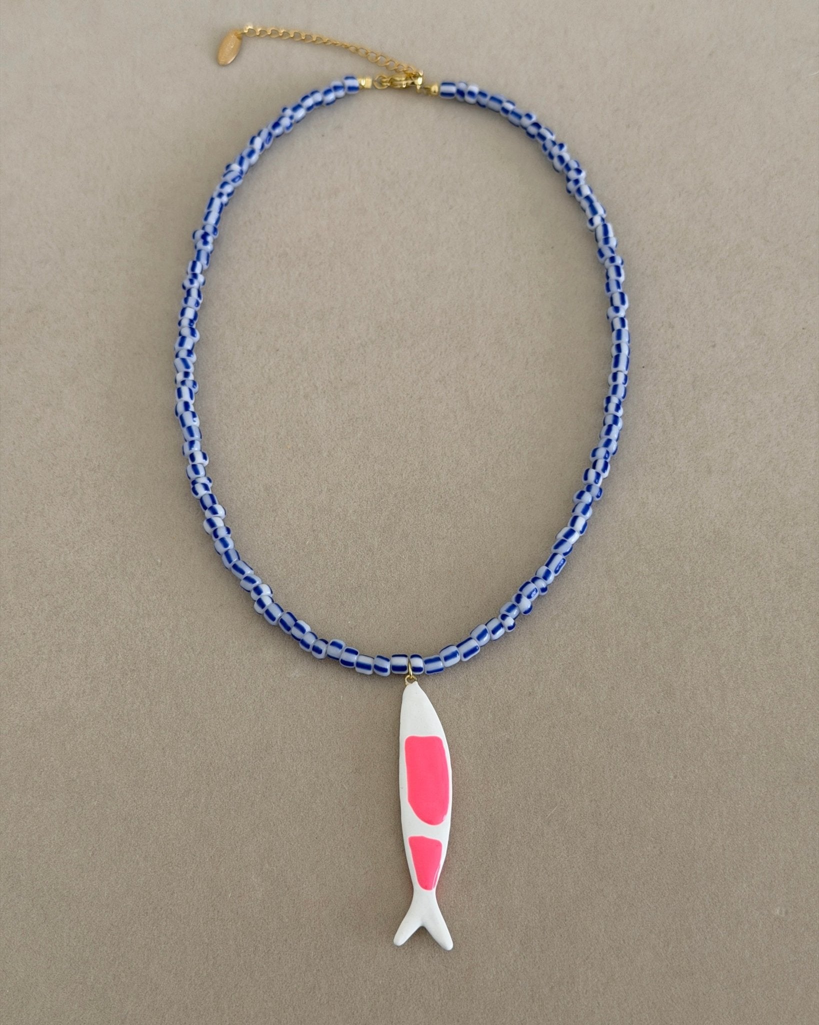 Sardine Beaded Necklace - Necklaces | LimaLimón Store - 4