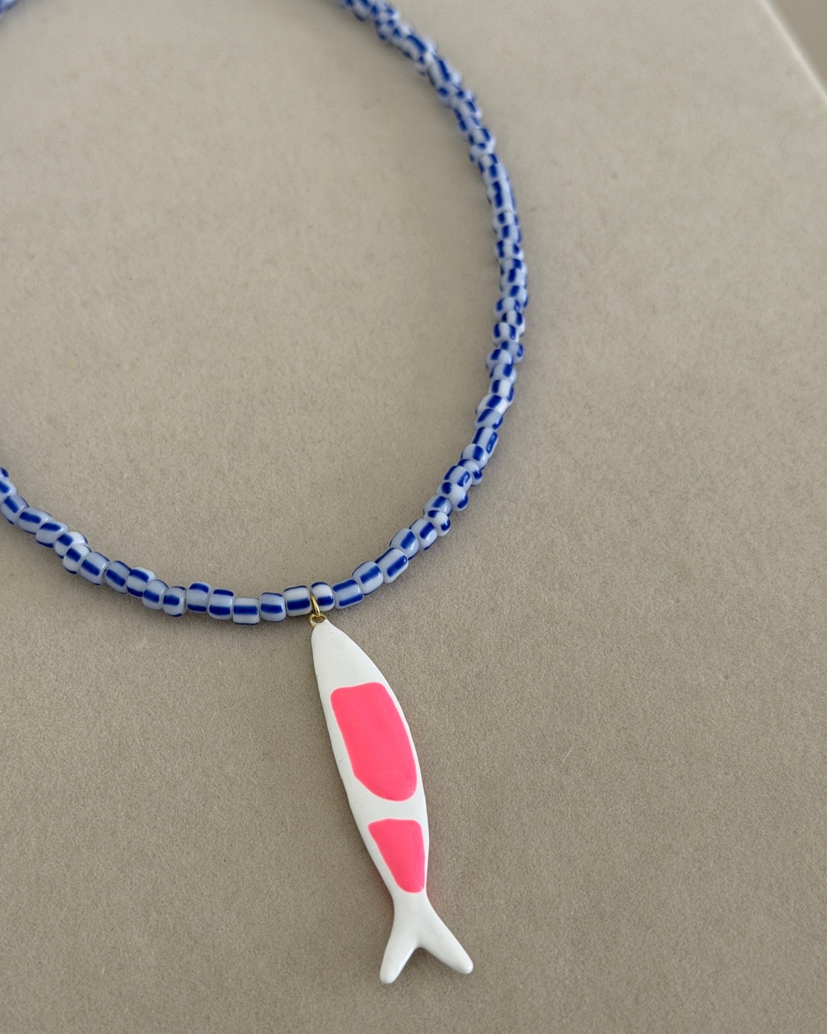 Sardine Beaded Necklace - Necklaces | LimaLimón Store - 5